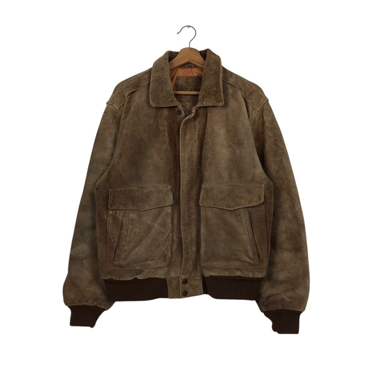 Japanese Brand 🔥VINTAGE GENUINE LEATHER BOMBER JACKET MUV BIRN ISSEY MIYAKE Size US M / EU 48-50 / 2 - 3 Thumbnail
