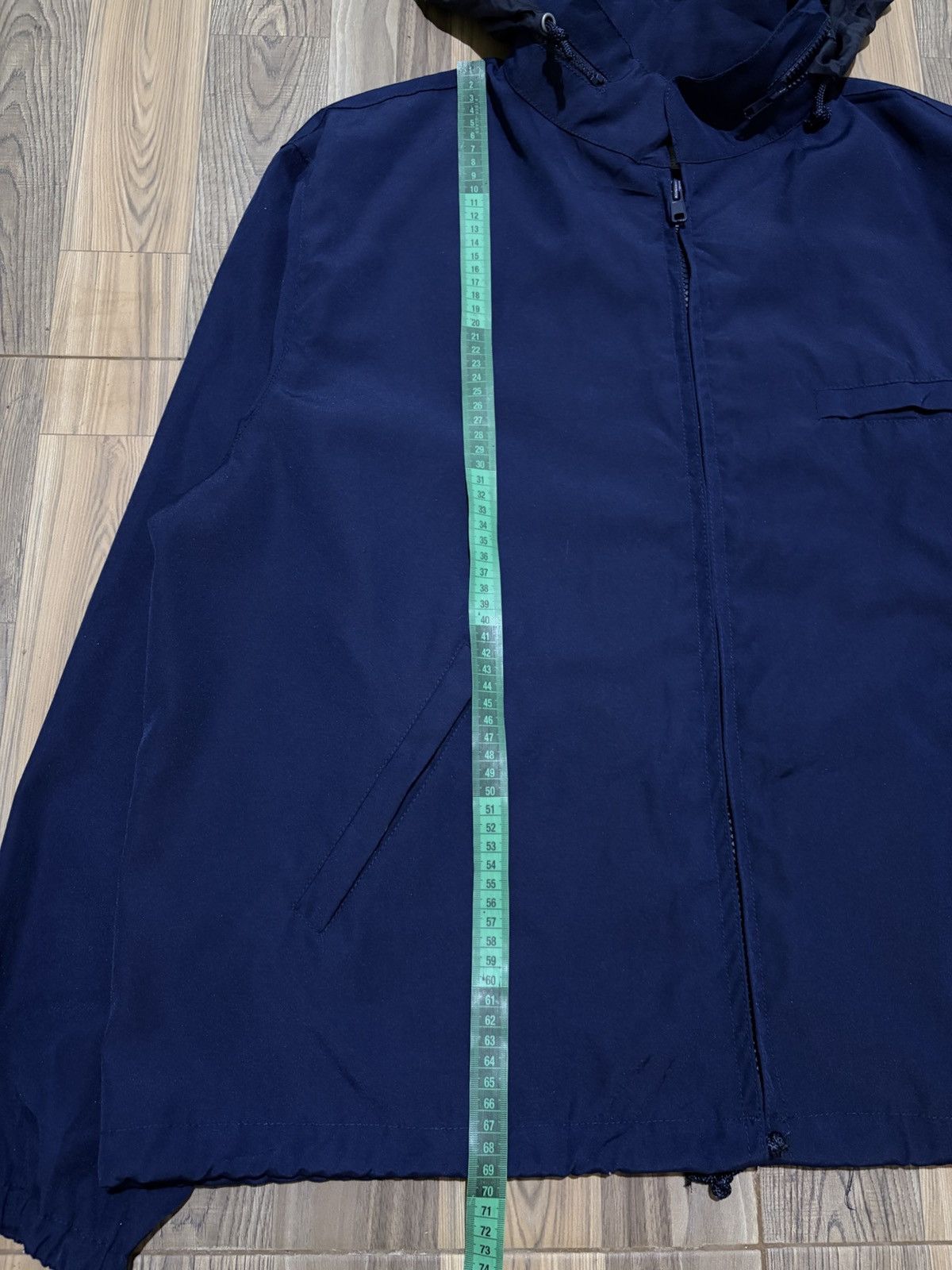 Armani VINTAGE ARMANI JEANS HIDDEN HOODIE JACKET Size US L / EU 52-54 / 3 - 11 Thumbnail