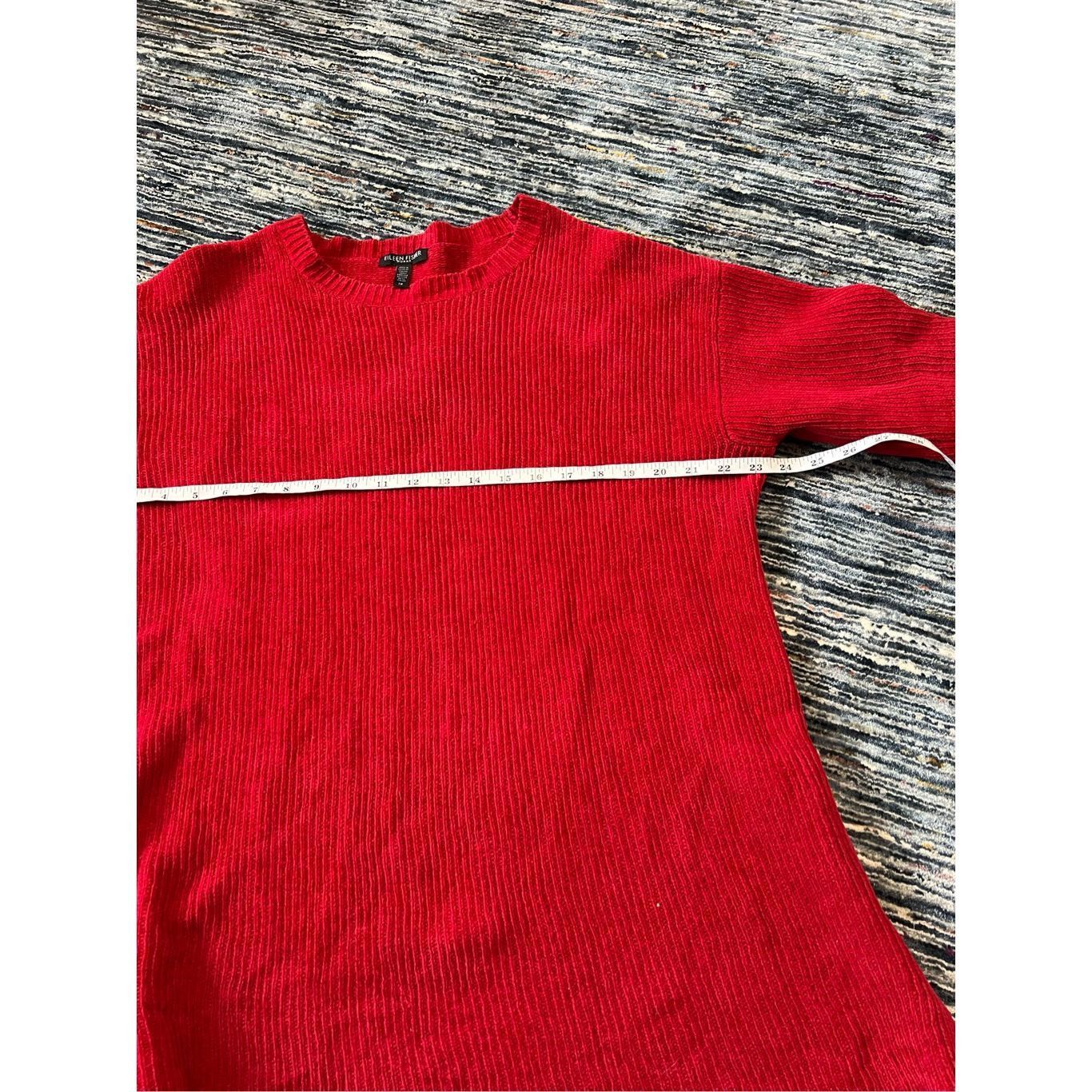Eileen Fisher Eileen Fisher Red Pullover Sweater Flare Sleeve Womens plus Size XXL / US 16-18 / IT 52-54 - 9 Thumbnail