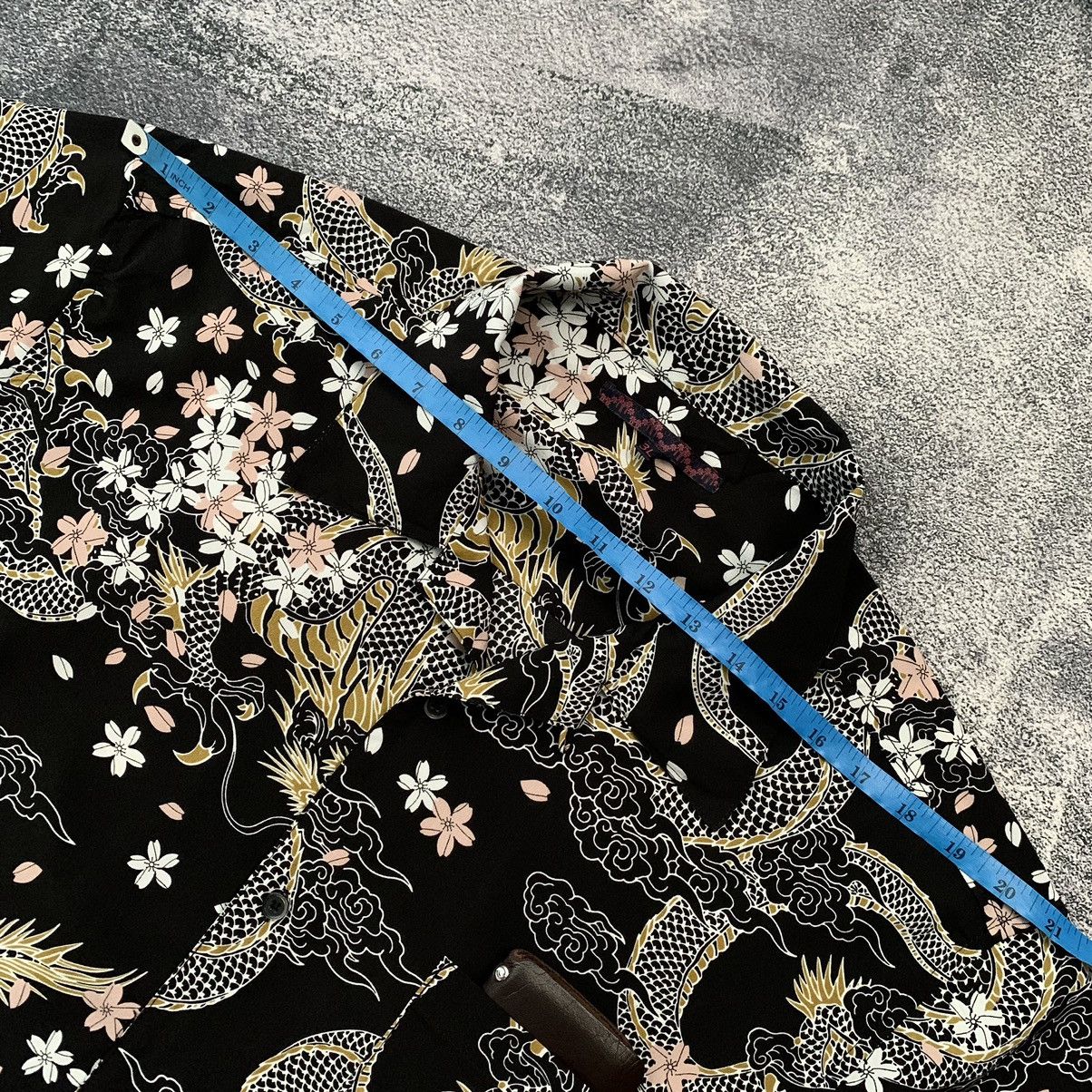 Japanese Brand Japanese Traditional Flying dragon Shirt Size US XL / EU 56 / 4 - 13 Thumbnail