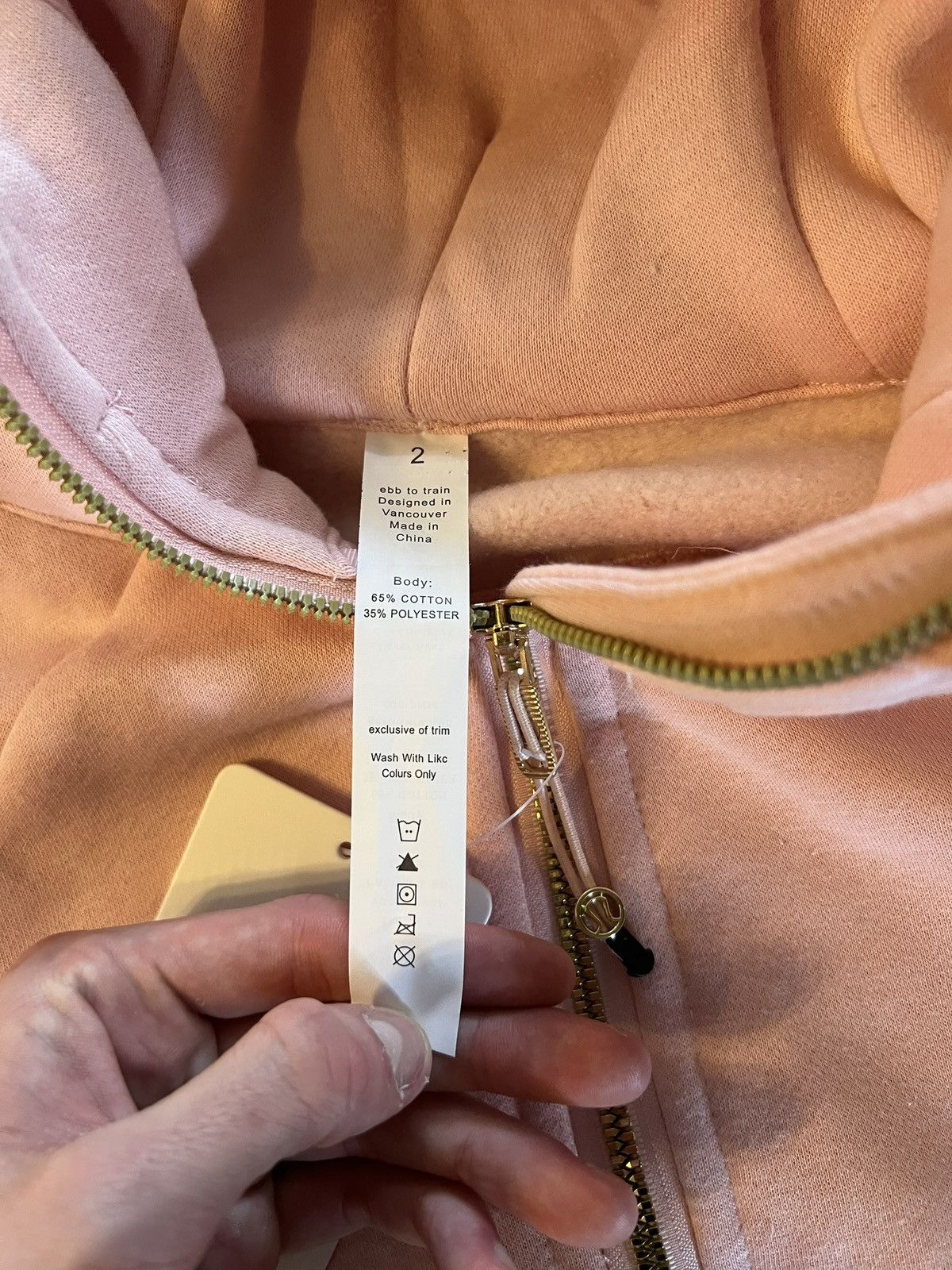 Lululemon Lululemon Pink Scuba Hoodie Size S / US 4 / IT 40 - 5 Thumbnail