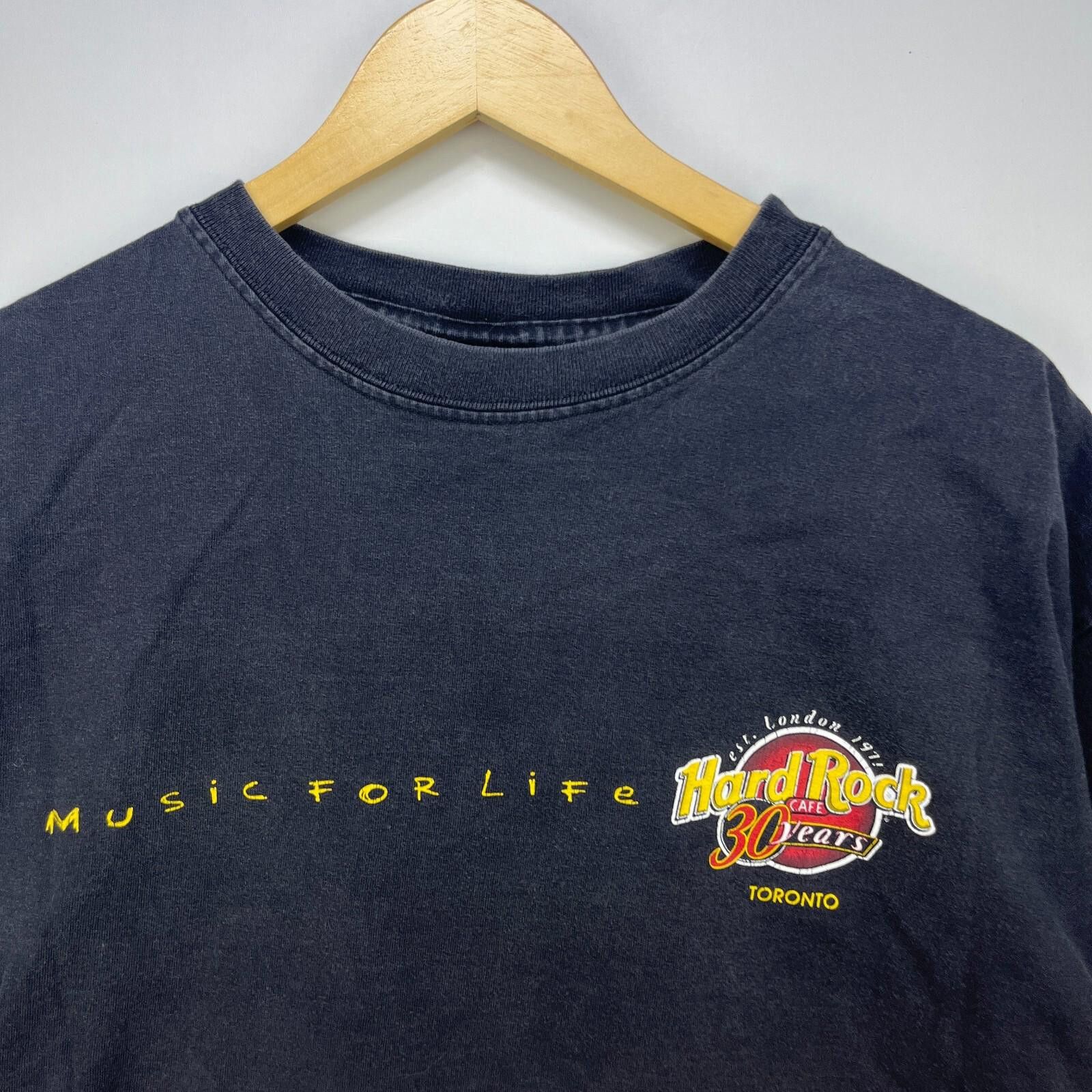Hard Rock Cafe Vintage 90s Hard Rock Cafe Toronto Sun Faded Tour T-Shirt XL Size US XL / EU 56 / 4 - 3 Thumbnail