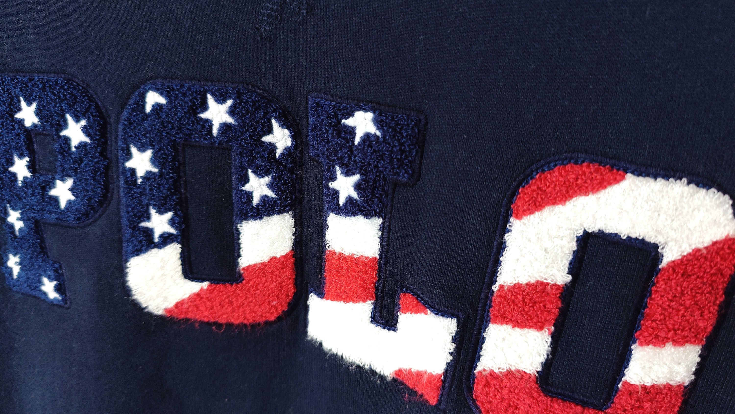 Polo Ralph Lauren × Ralph Lauren Ralph Lauren Polo USA Flag Spell Out Sweatshirt Size US S / EU 44-46 / 1 - 4 Thumbnail