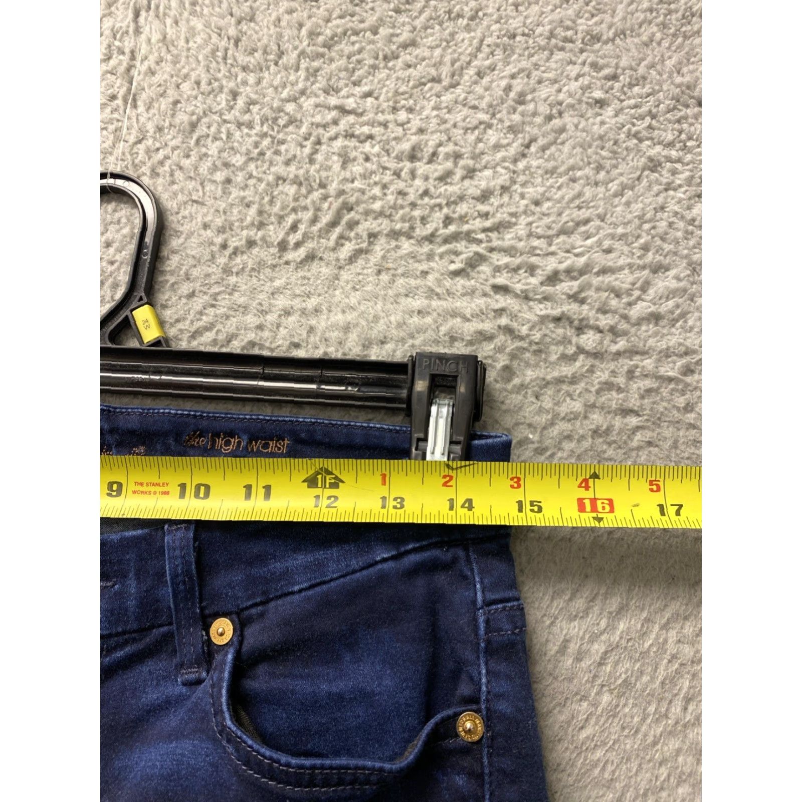 7 For All Mankind Seven for All Mankind Jeans Women’s 29x26 Blue Slim Low Rise Full Length Pockets Knit Cotton Blend Regular Size Type: Jeans Women Size 29" - 6 Thumbnail