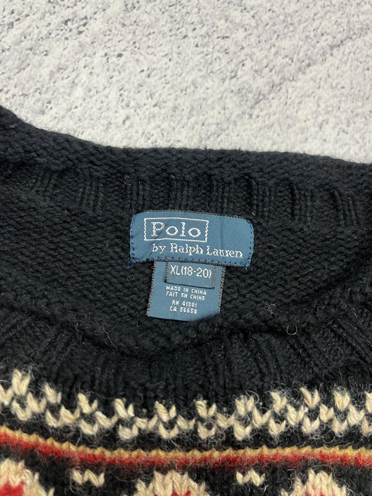 Polo Ralph Lauren Polo Ralph Lauren Fair Isle Nordic Cotton Wool Knit Sweater Size US XS / EU 42 / 0 - 8 Thumbnail