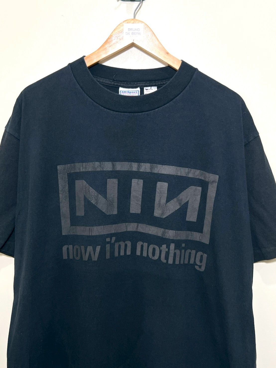 Band Tees × Vintage Vintage 1994's NIN Nine Inch Nails "Now I'm Nothing" bnz01 Size US XL / EU 56 / 4 - 5 Thumbnail