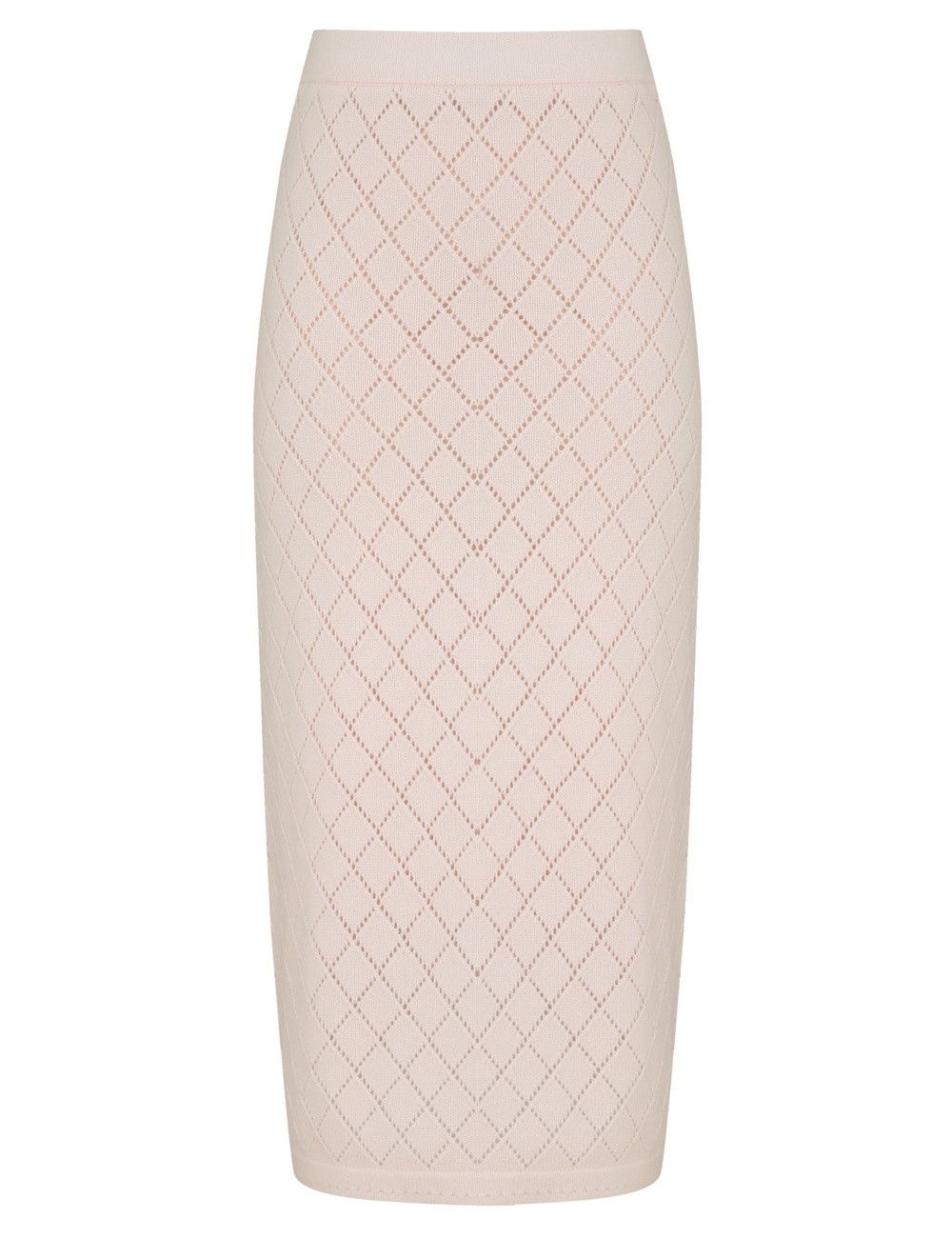 Zimmermann oc11z0825 Illustration Pointelle Skirt in Blush Beige Size 30" / US 8 / IT 44 - 1 Thumbnail