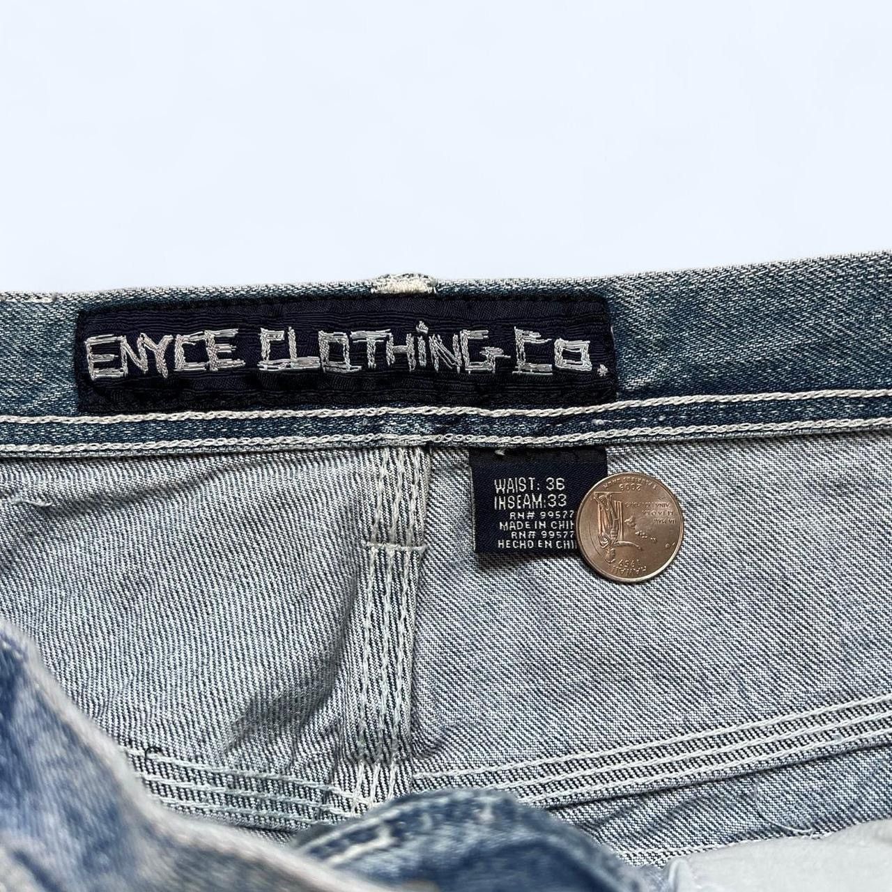 Enyce vintage baggy faded enyce skater cargo jeans, size 36w Size US 36 / EU 52 - 3 Thumbnail