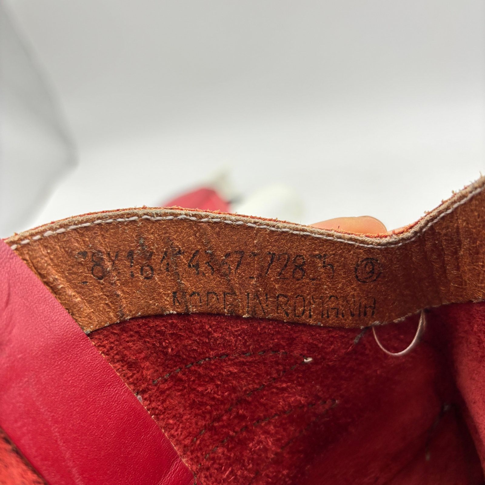 Vintage Vintage Cowboy Western Heeled Red Boots Bootie Women's 8 Size US 8 / IT 38 - 8 Thumbnail