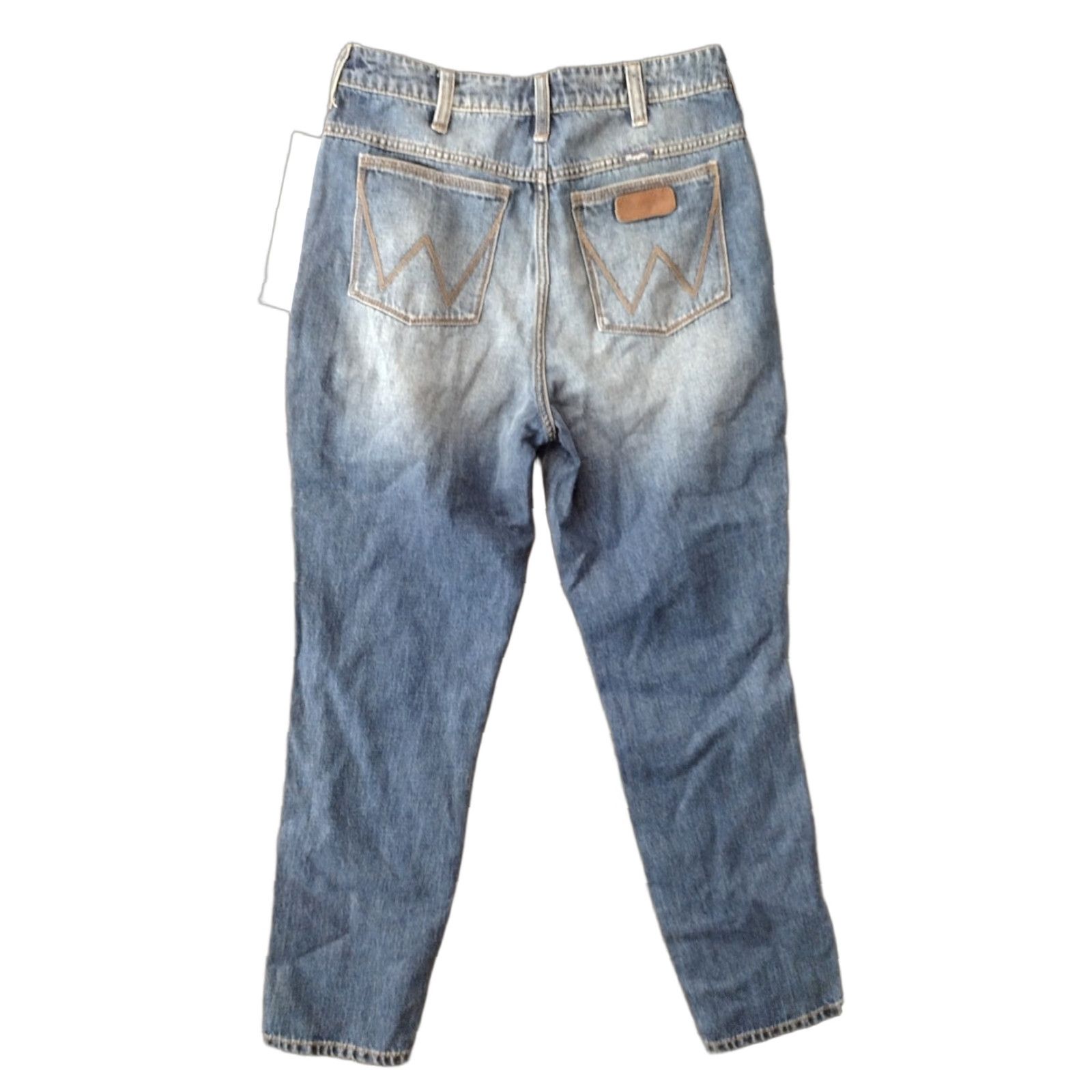 Wrangler Wrangler Jeans 28x38 Denim Distressed High Rise Tapered Leg 5-Pocket Womens Cowboy Style MLeans 80s-90s? Size 28" / US 6 / IT 42 - 1 Thumbnail