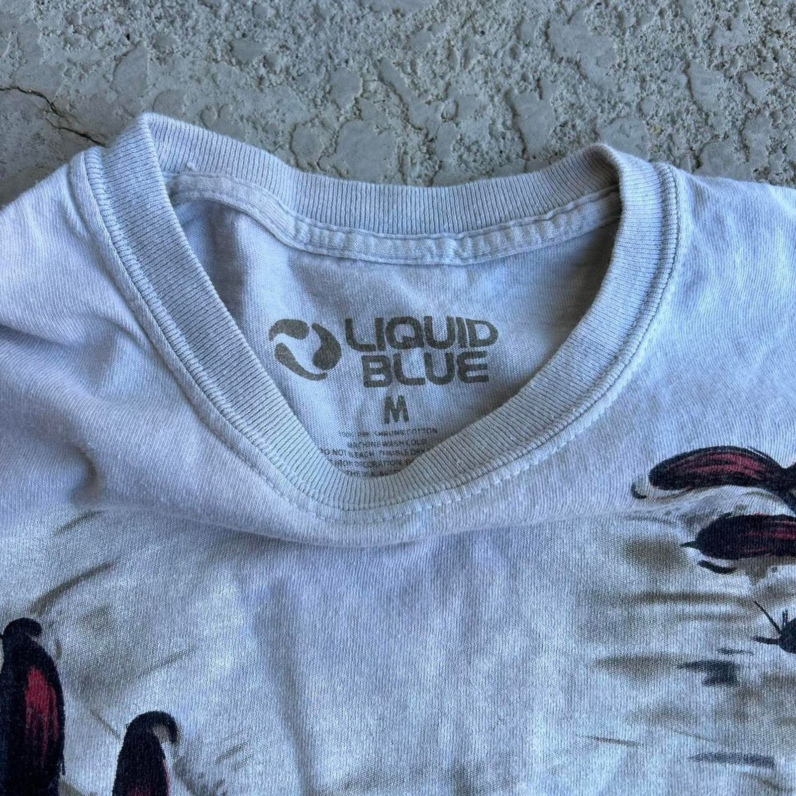 Liquid Blue Y2K Tampa Bay Rays Liquid Blue White Baseball Tee. Sz M Size US M / EU 48-50 / 2 - 4 Thumbnail