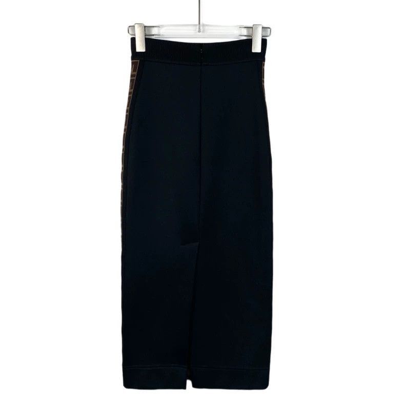 Fendi Fendi Logo Side Slit Midi Skirt Size US 36 / EU 52 - 2 Thumbnail