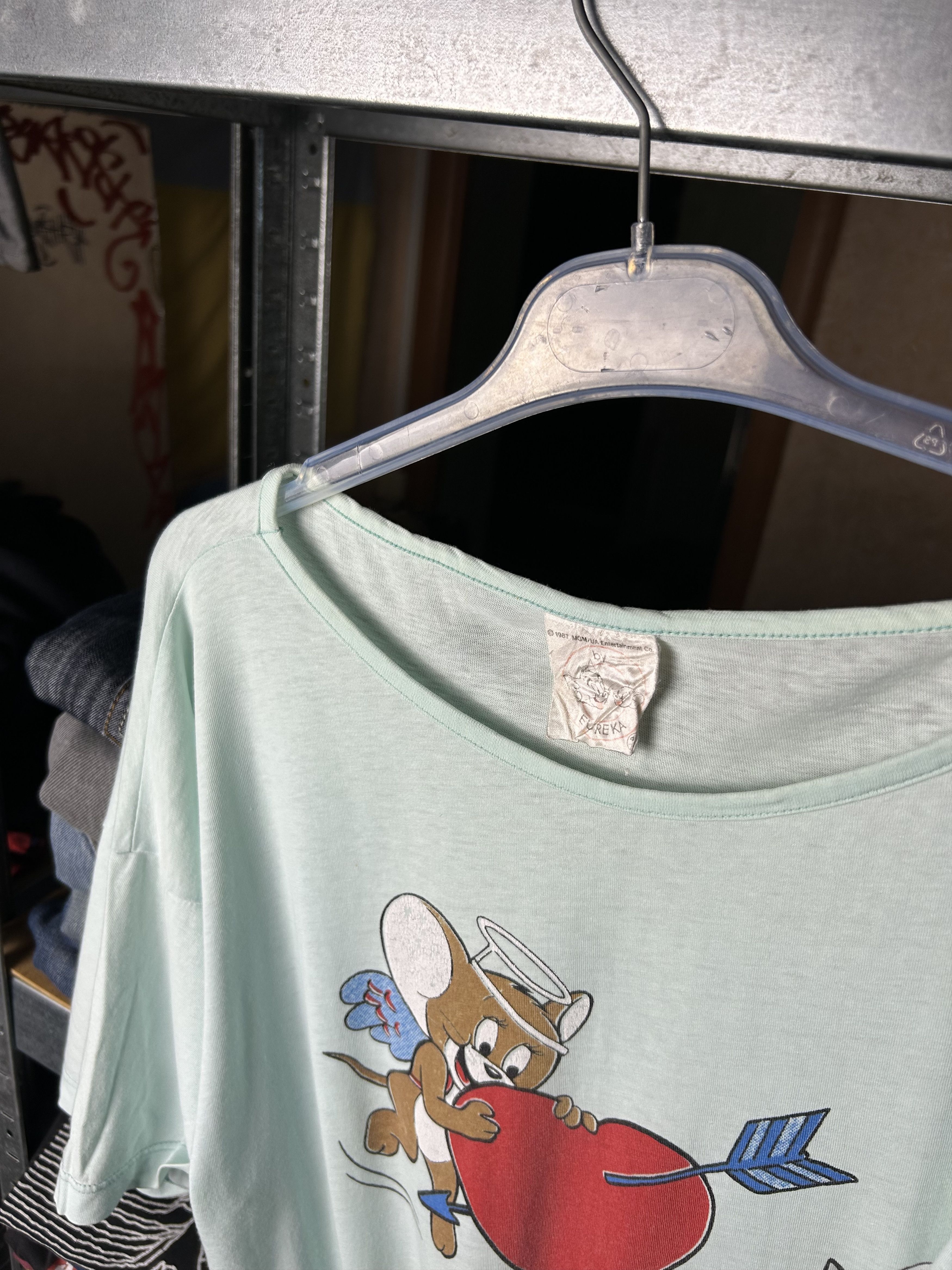 Cartoon Network Vintage 1987 Tom and Jerry Eureka Cartoon Movie T-shirt Size US XXL / EU 58 / 5 - 9 Thumbnail