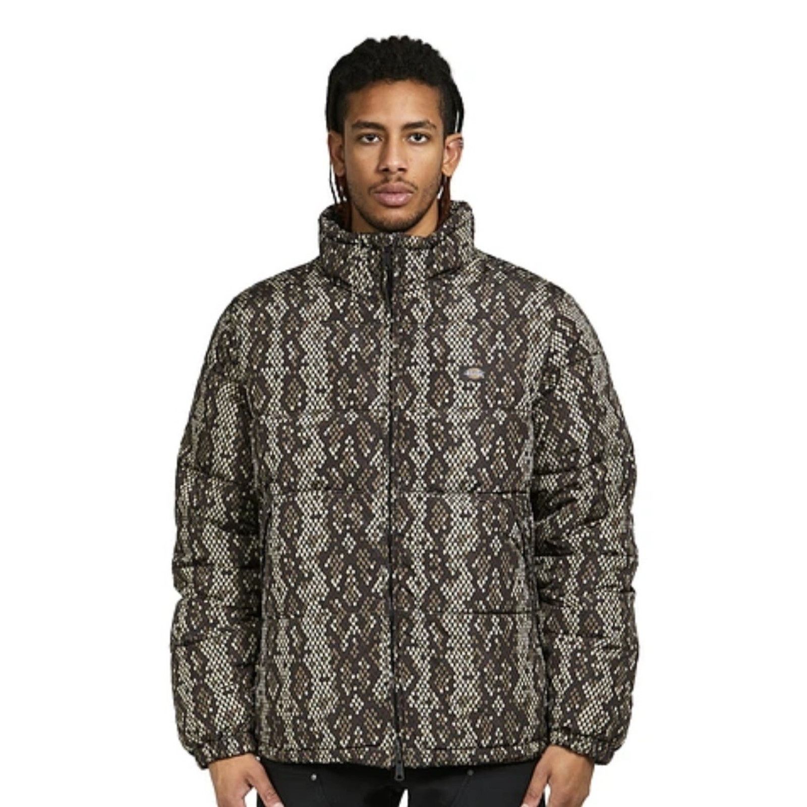 Dickies Dickies Camden Puffer Jacket Small Snakeskin Python 149 MSRP Size S / US 4 / IT 40 - 2 Thumbnail
