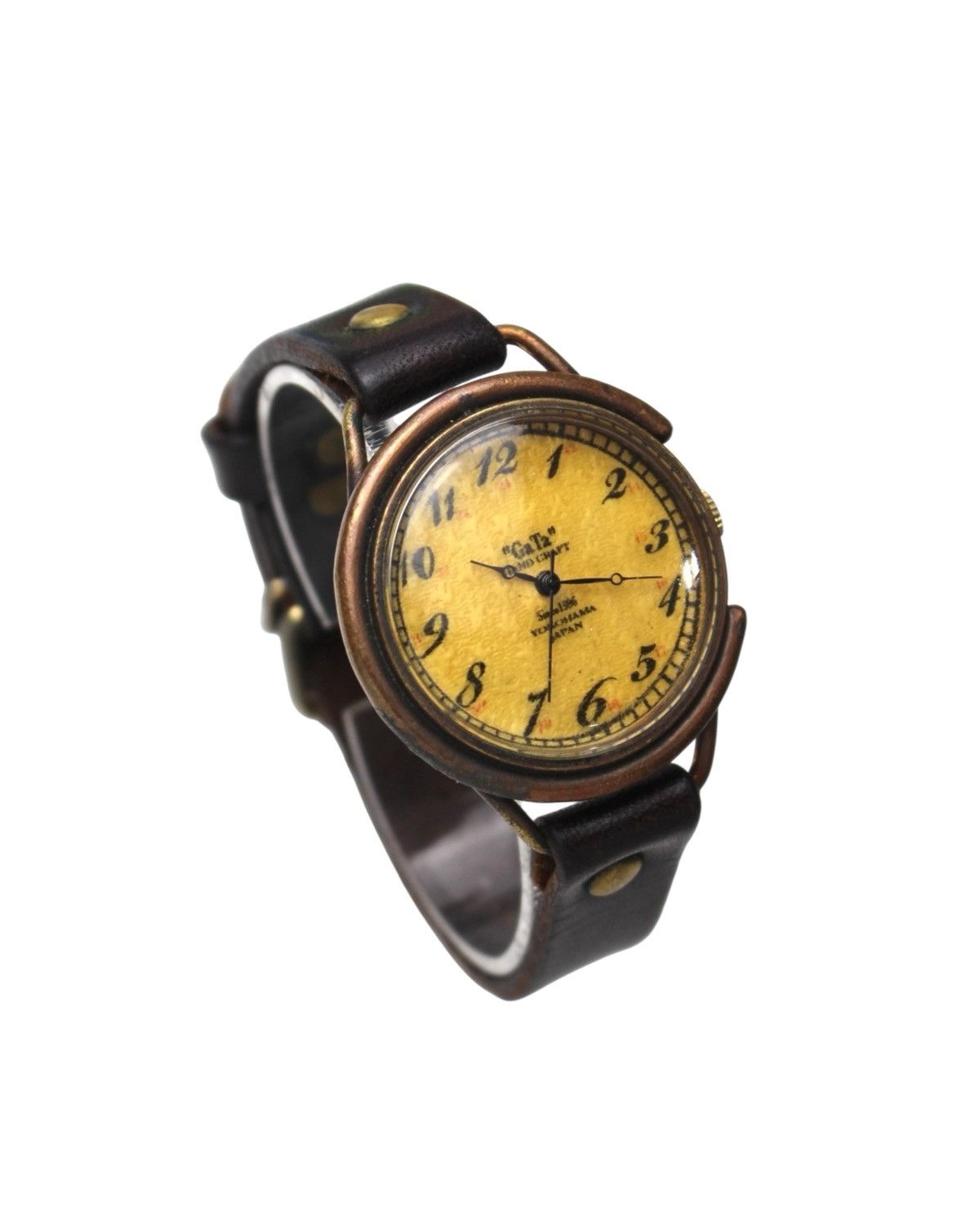 Vintage 2000S GATA HANDCRAFTED YOKOHAMA JAPAN BRONZE WATCH Size ONE SIZE - 4 Thumbnail