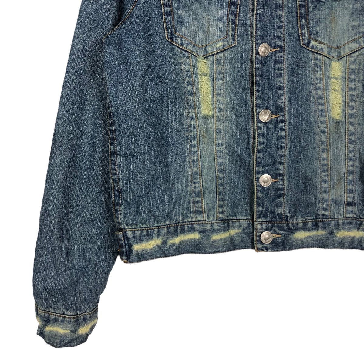 Japanese Brand 🔥Vtg Denim Biker Jacket Japan Blanket Lining Size US M / EU 48-50 / 2 - 4 Thumbnail