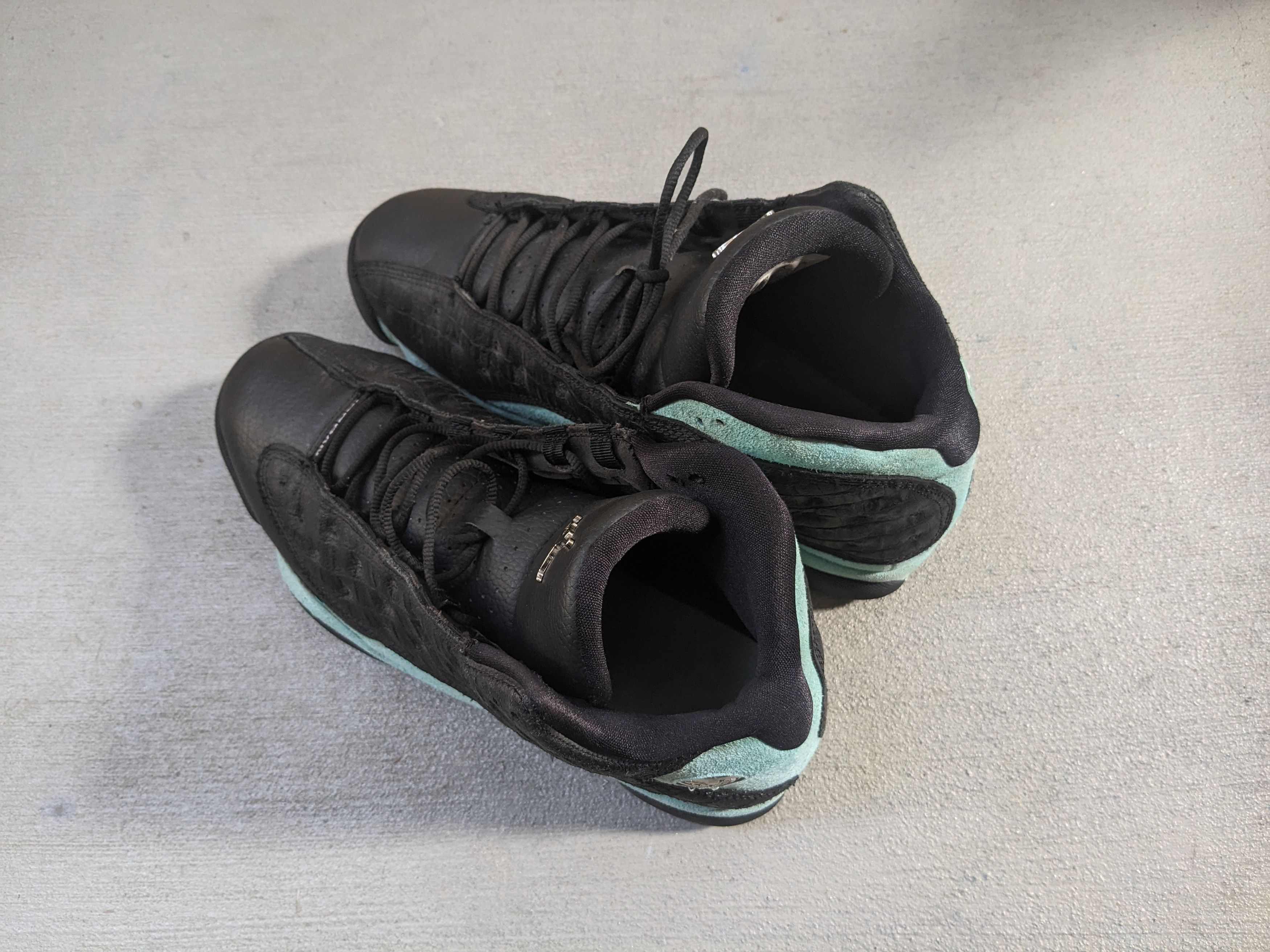 Jordan Brand Nike Air Jordan 13 Retro Black Island Green 11.5 414571-030 Size US 11.5 / EU 44-45 - 9 Thumbnail