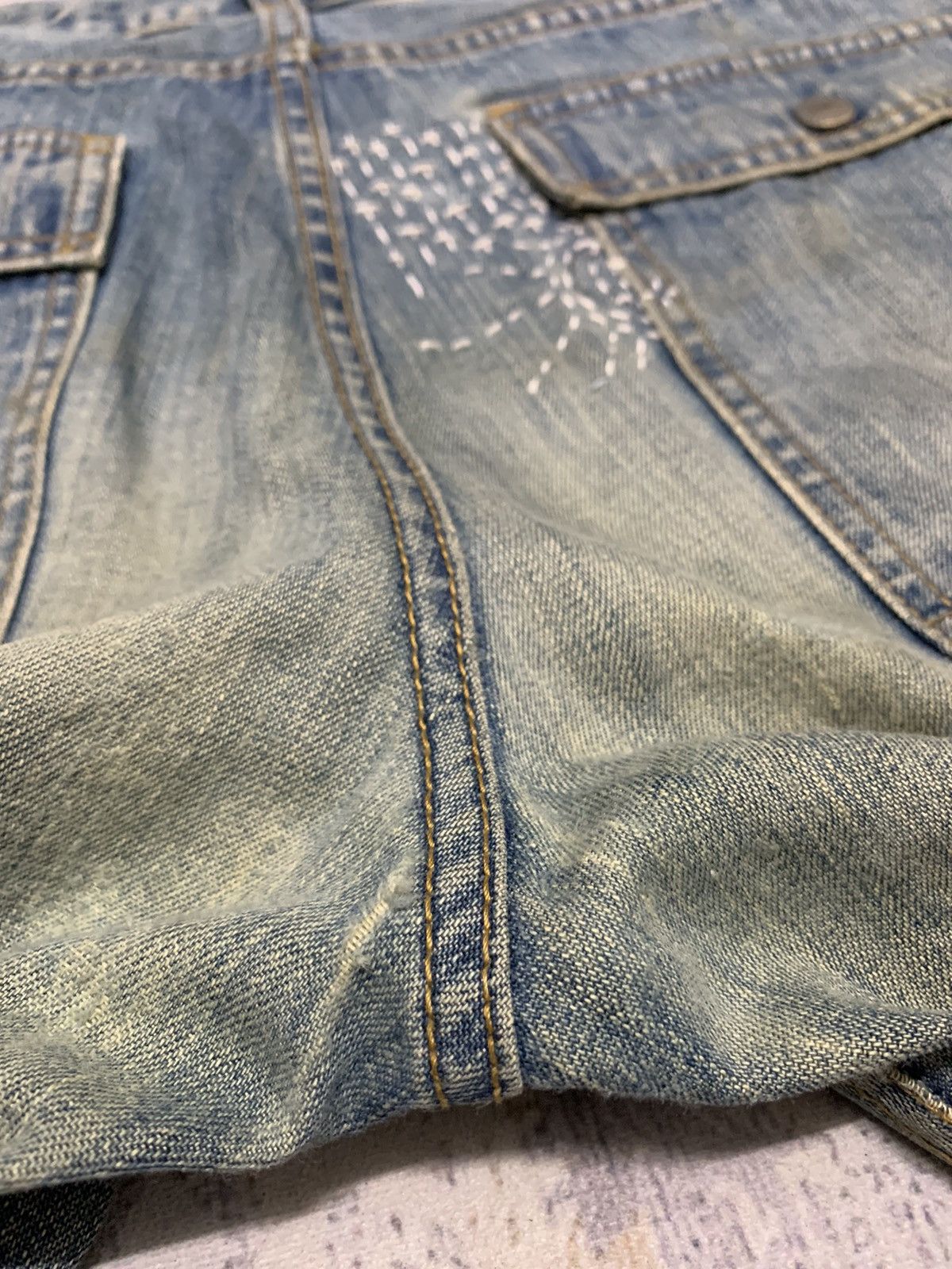 If Six Was Nine Vintage mud wash japanese Uniqlo bush pant jeans 32x32 Size US 32 / EU 48 - 12 Thumbnail