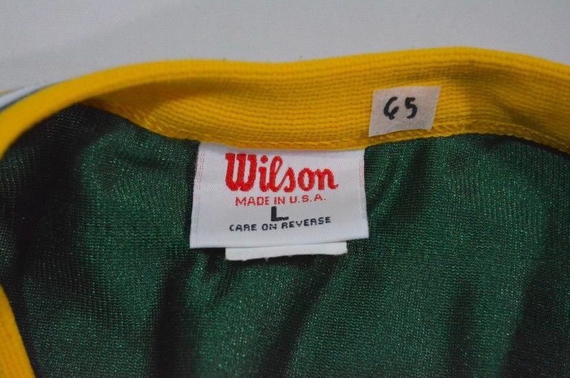Wilson 1992-1996 Vintage G Packers Jersey (Favre) Size US L / EU 52-54 / 3 - 5 Thumbnail