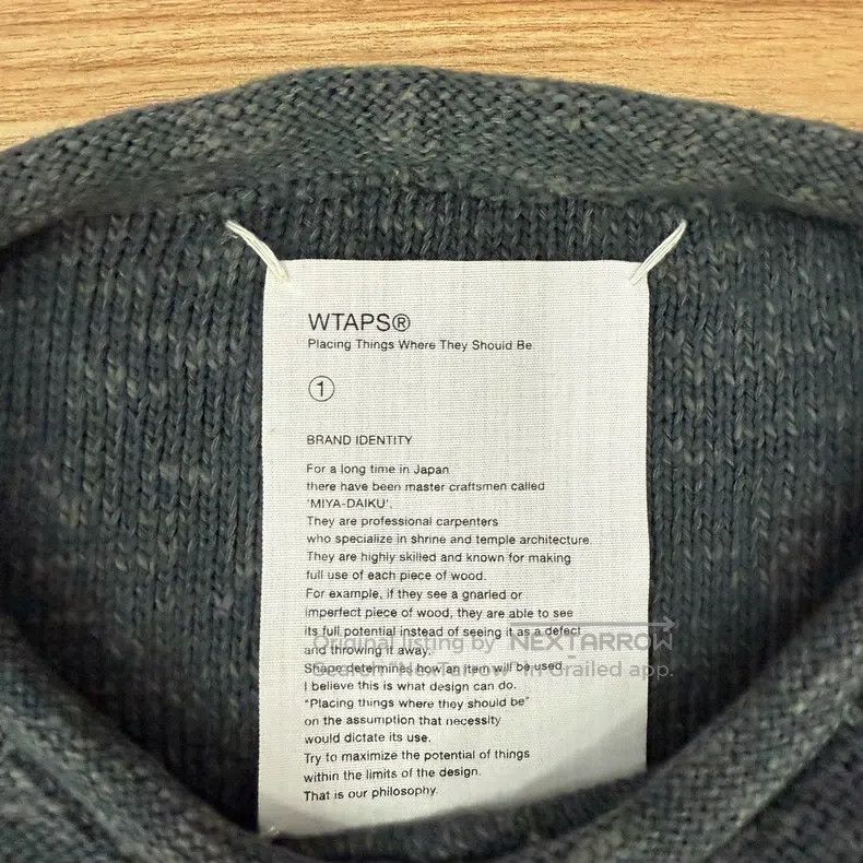 Wtaps Wtaps knitwear Size US S / EU 44-46 / 1 - 3 Thumbnail