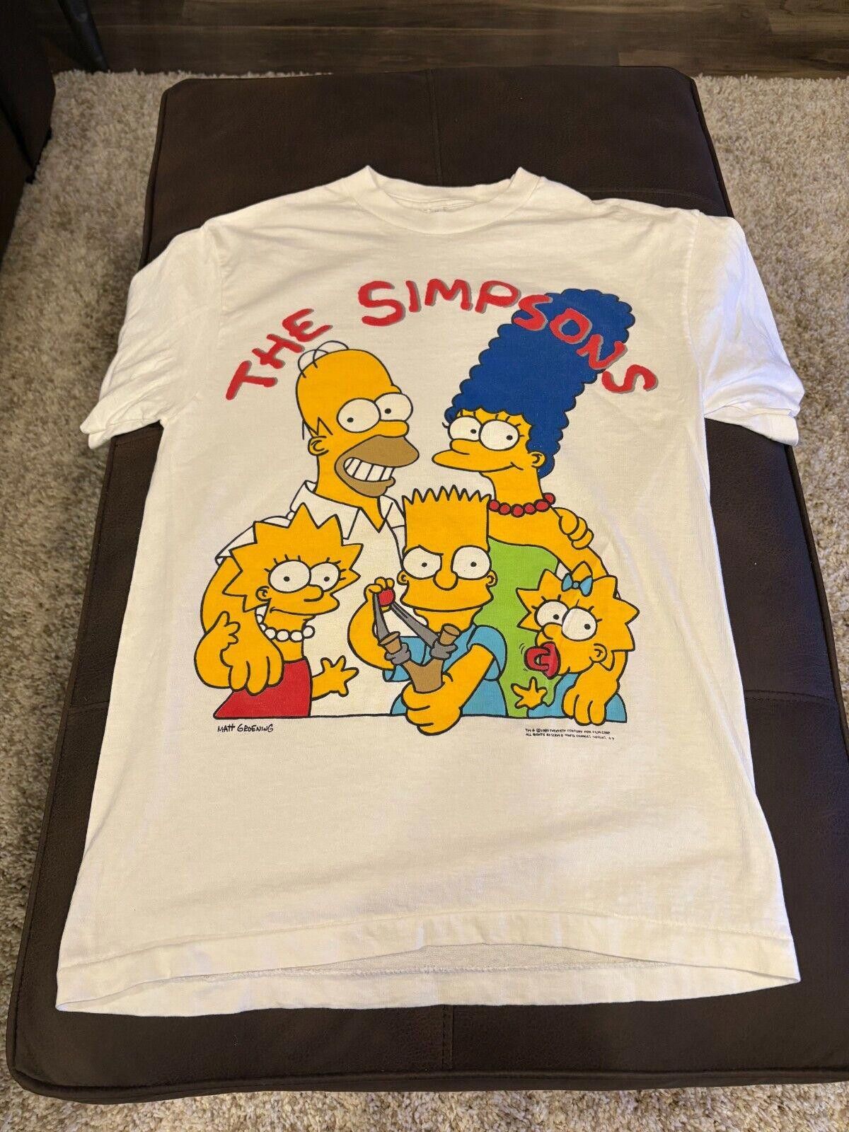 Designer VINTAGE THE SIMPONS T SHIRT MENS MEDIUM CLASSIC FAMILY Size ONE SIZE - 1 Preview