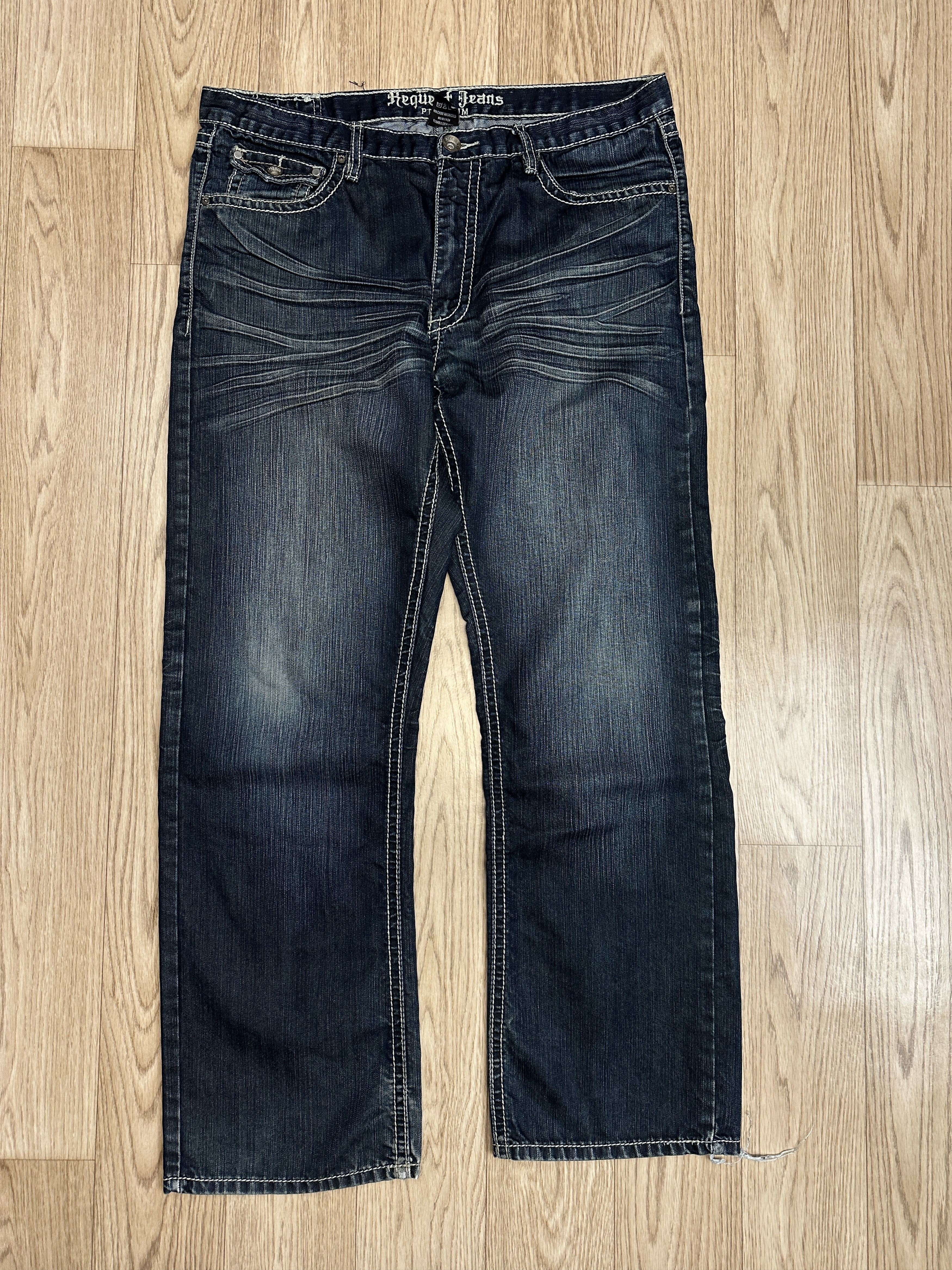 Request Jeans × Vintage Y2K Style Loose Fit Request Jeans Men's Denim 36x30 Size US 36 / EU 52 - 8 Thumbnail