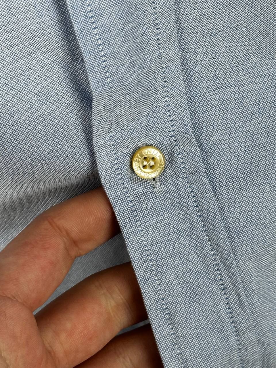 Valentino Valentino Jeans Oxford Blue Luxury Vintage Shirt Size US XL / EU 56 / 4 - 6 Thumbnail