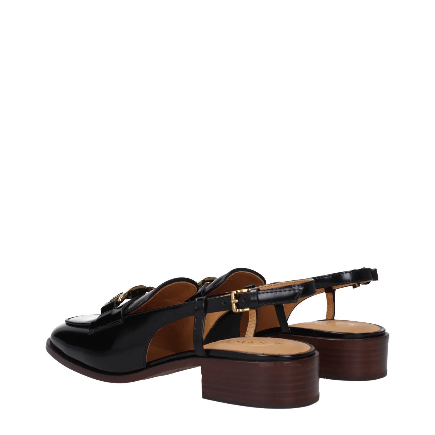 Tod's ob1o1e1224 Leather Sandals in Black Size US 8 / IT 38 - 4 Thumbnail
