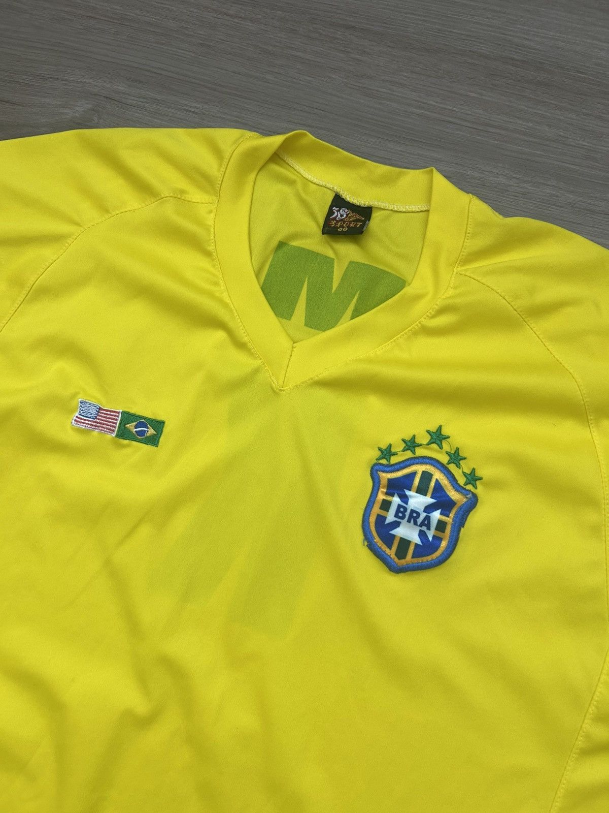 Vintage Vintage Brazil Soccer Jersey Size US L / EU 52-54 / 3 - 2 Thumbnail