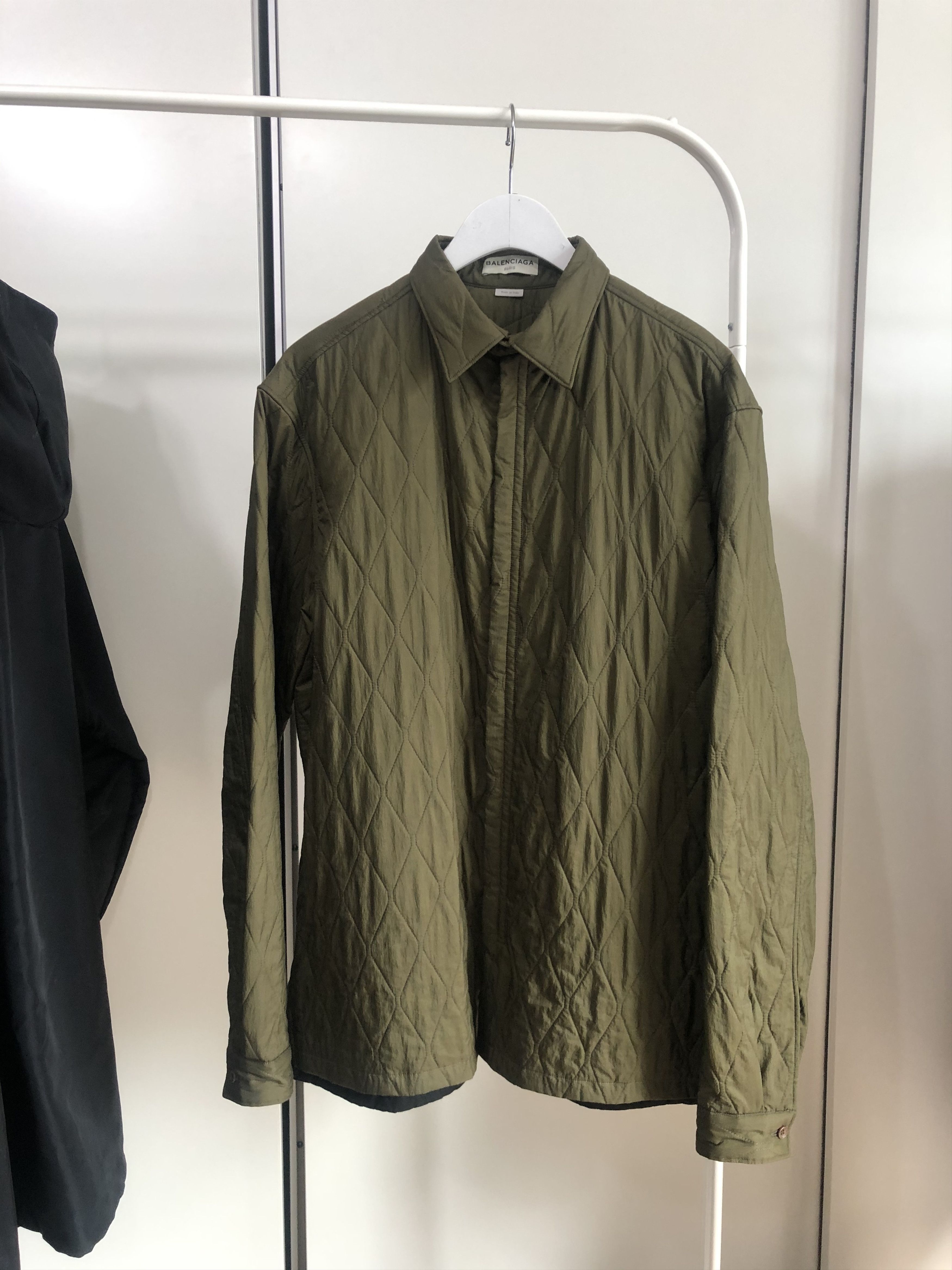 Balenciaga BALENCIAGA Quilted Shirt Jacket Size US M / EU 48-50 / 2 - 1 Thumbnail