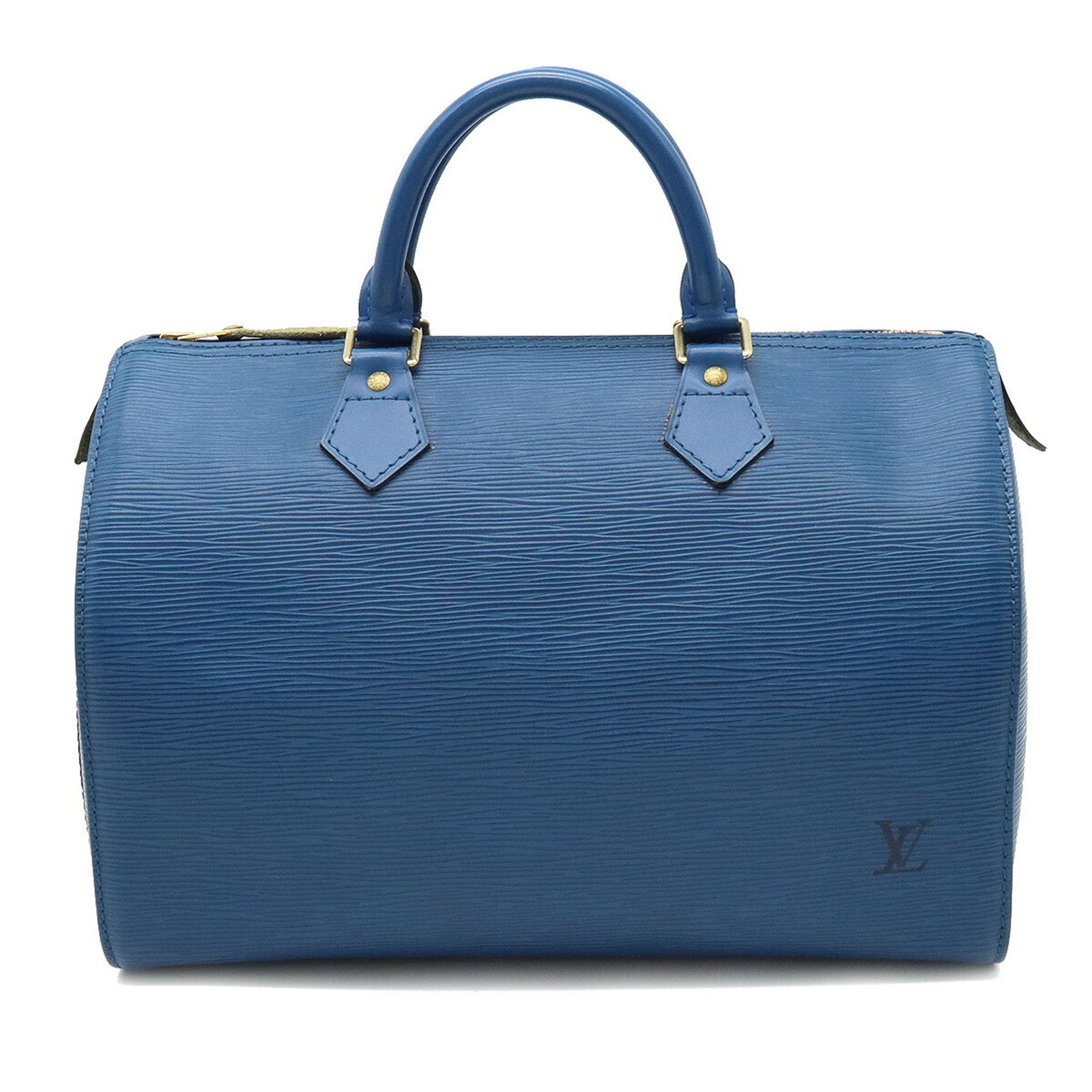 LOUIS VUITTON Handbag M43005 Toledo Blue Epi Leather Boston bag Speedy 30  used