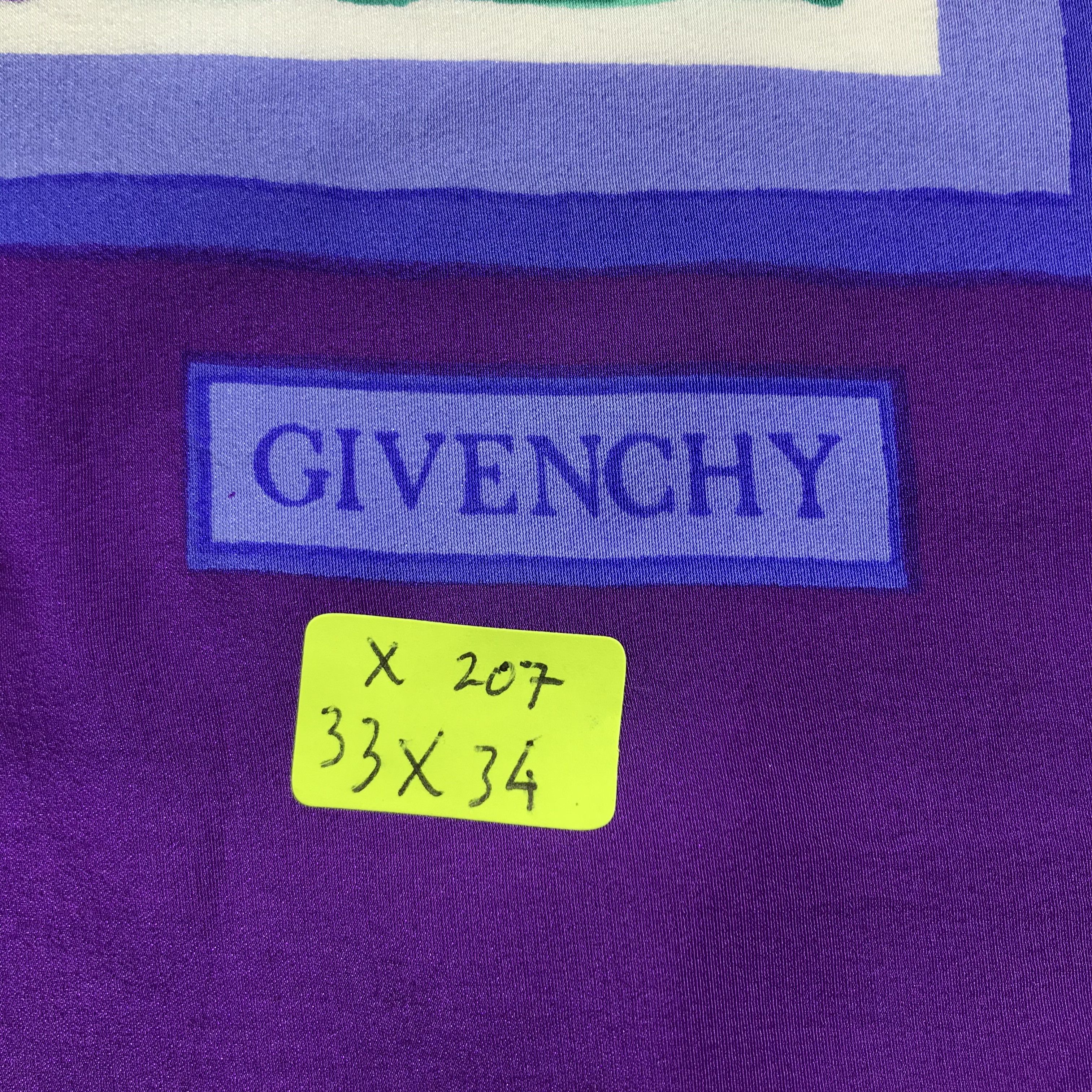 Vintage Vintage Givenchy Silk Scarf Size ONE SIZE - 7 Thumbnail