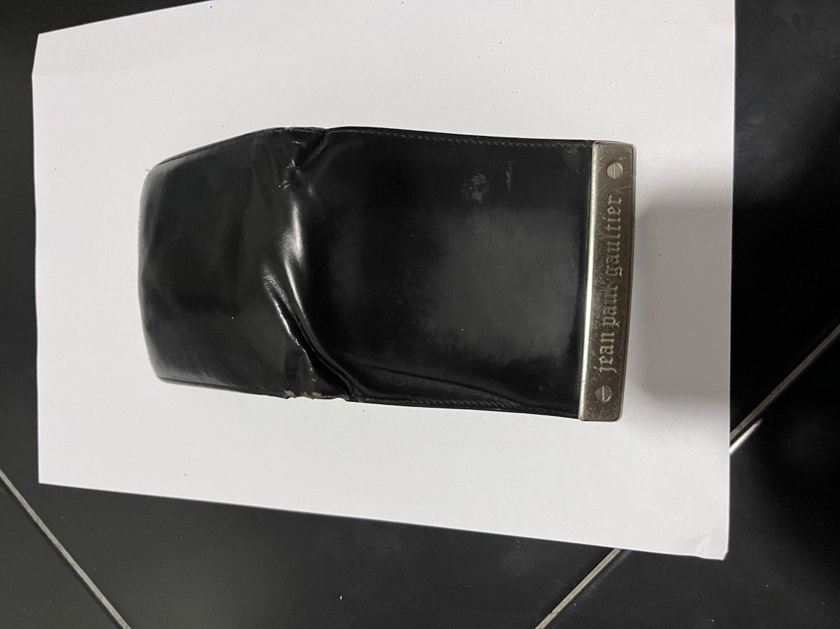 Jean Paul Gaultier × Vintage Jean-Paul Gaultier Black and Silver Wallet-purses Size ONE SIZE - 7 Thumbnail