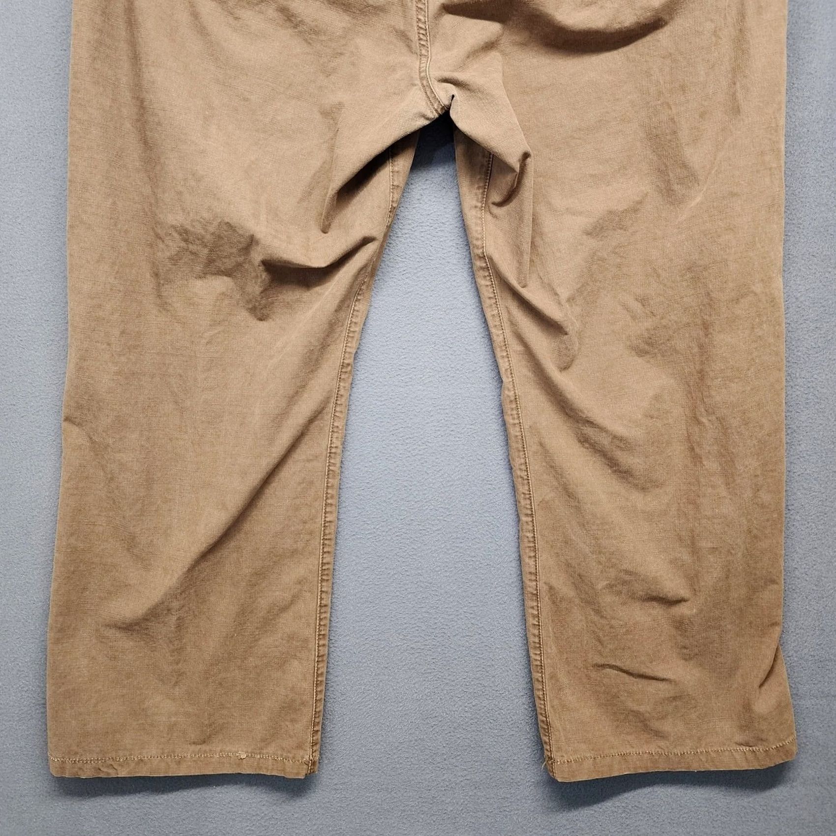 Lucky Brand Lucky Brand Mens Pants 40x28 Brown 100% Cotton Workwear Chino Flat Front Zip 5-Pocket Mens Casual Size US 40 / EU 56 - 3 Thumbnail