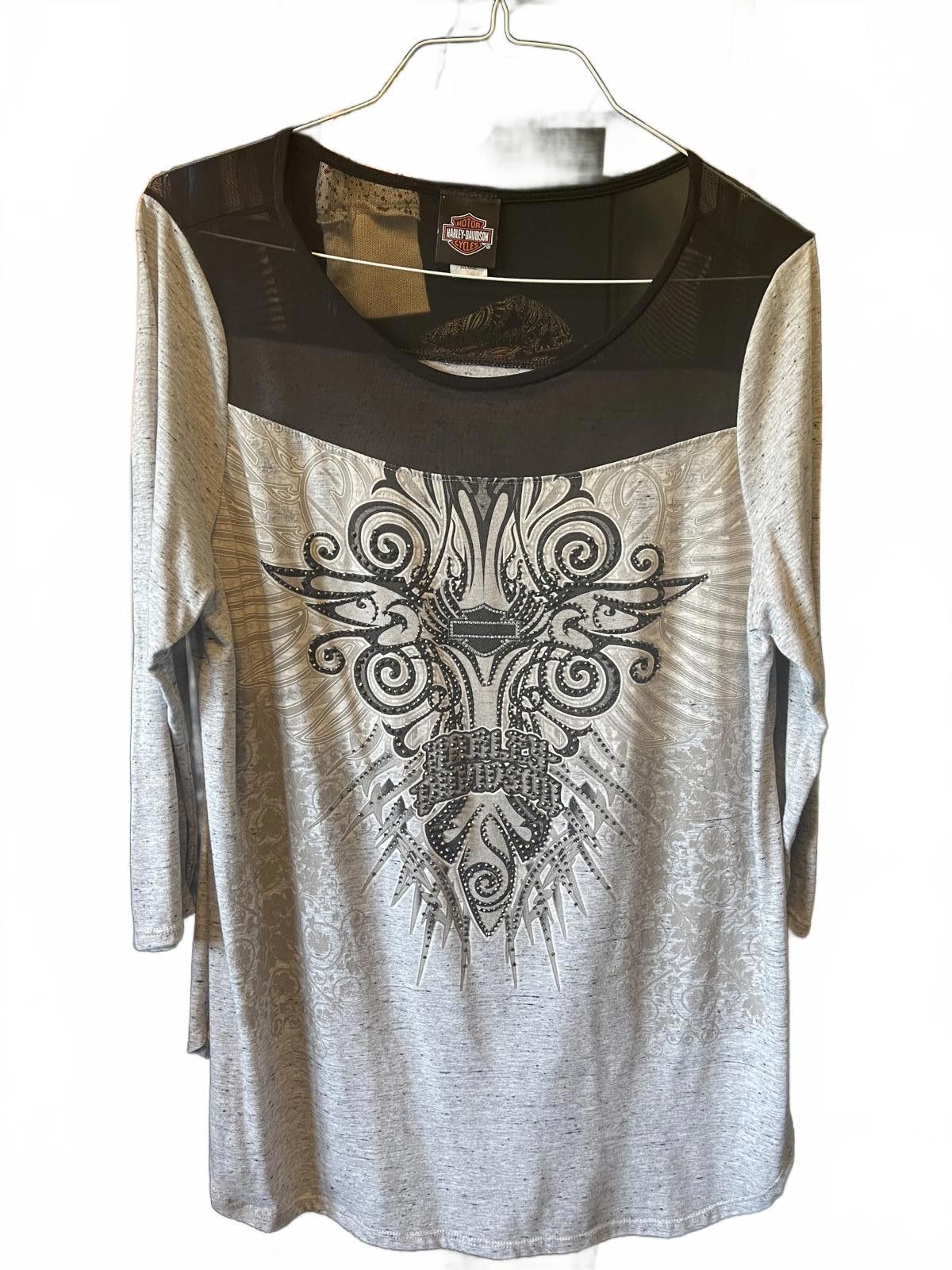 Harley Davidson Harley Davidson, long sleeve T-shirt Size 3XL / US 20-22 - 1 Thumbnail