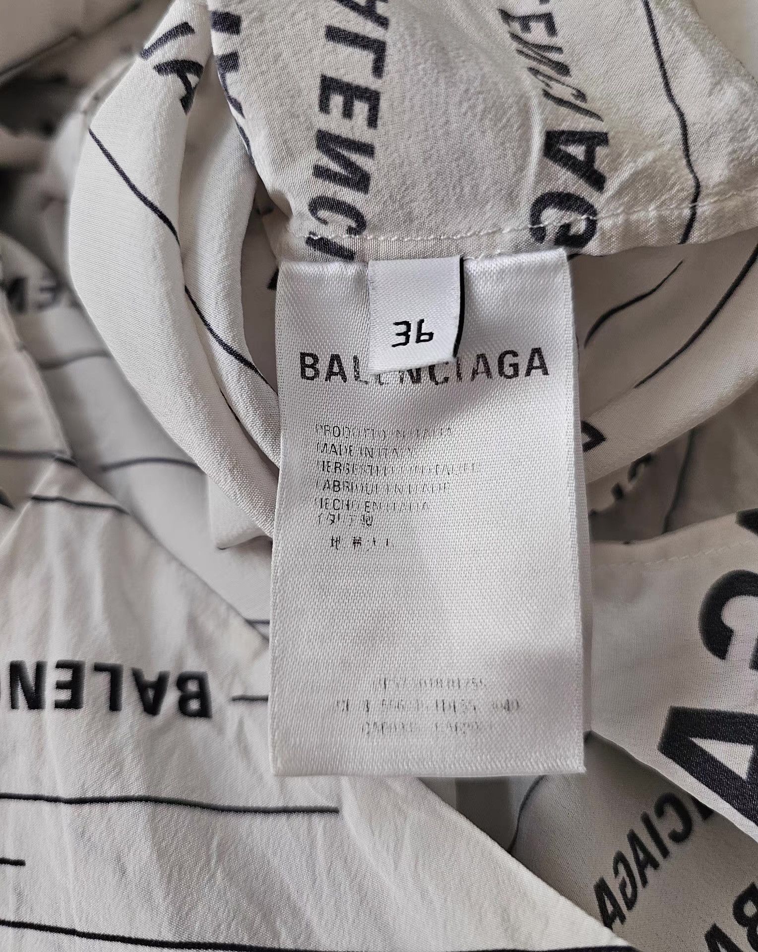 Balenciaga Balenciaga Women's Silk Shirt Size M / US 6-8 / IT 42-44 - 6 Thumbnail