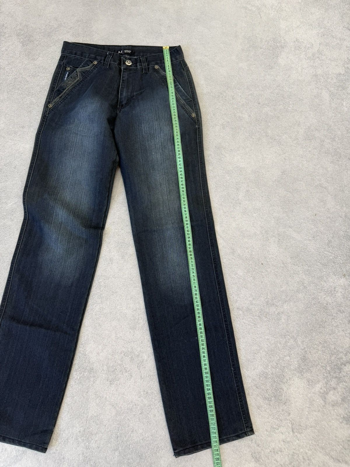 Japanese Brand Vintage Streetwear Armani 00s Retro Flared Baggy Y2K Jeans Size US 30 / EU 46 - 13 Thumbnail
