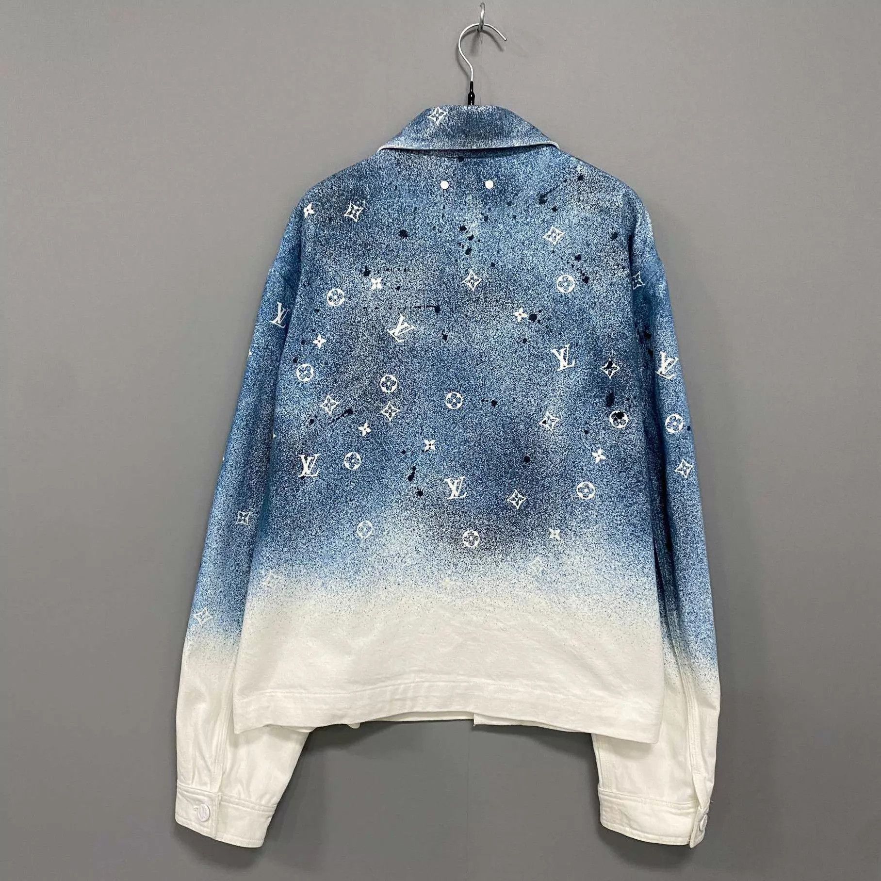Louis Vuitton LV Starry Gradient Logo Denim Jacket XL Size US XL / EU 56 / 4 - 3 Thumbnail