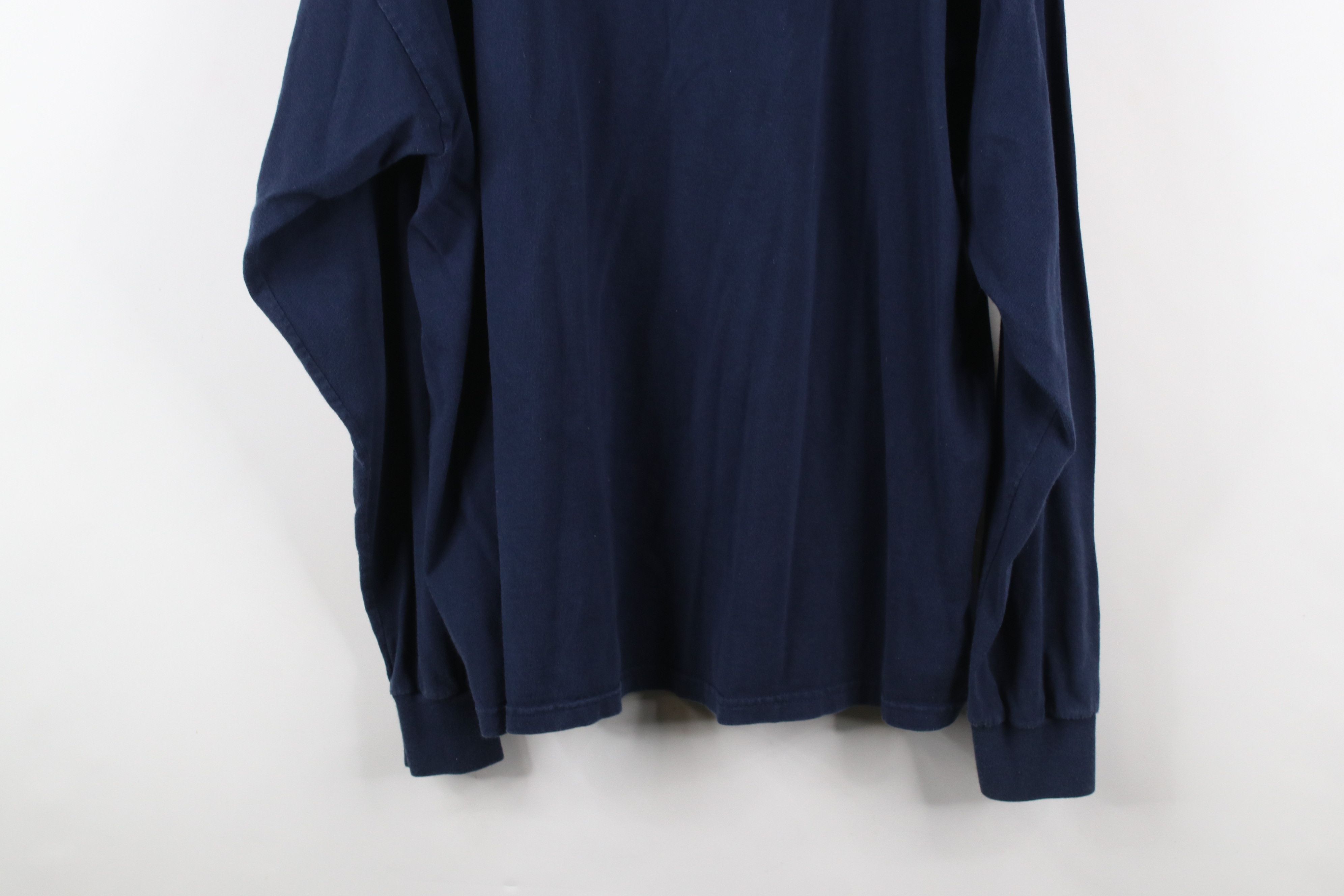 Vintage Vintage 90s Spell University of Michigan Long Sleeve T-Shirt Size US XXL / EU 58 / 5 - 10 Thumbnail