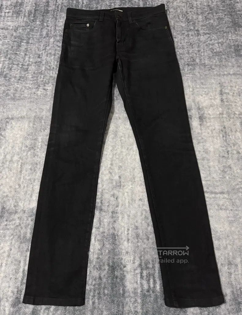 Saint Laurent Paris Saint Laurent Paris Distressed Black Basic Jeans Size US 30 / EU 46 - 1 Thumbnail