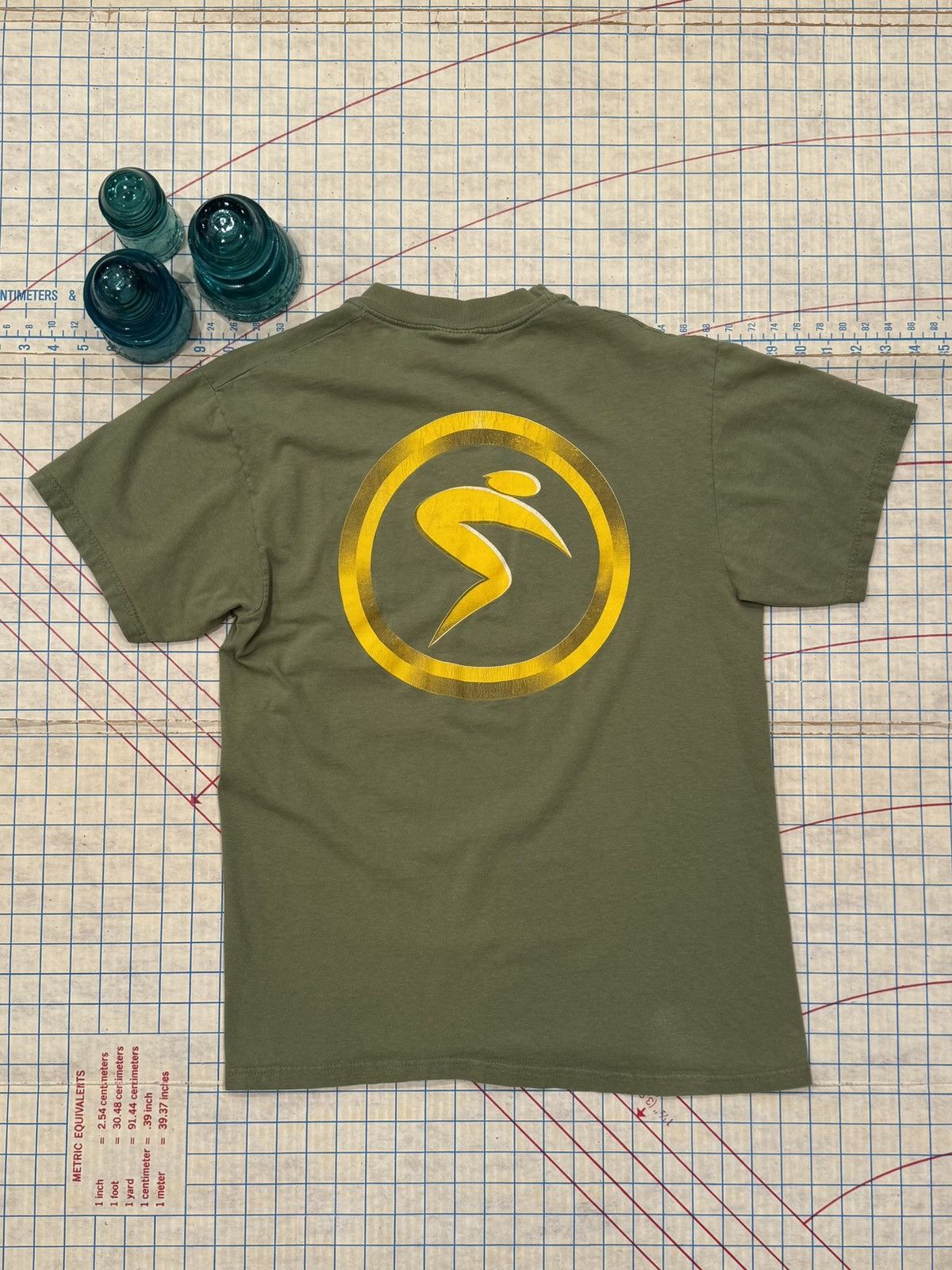 Santa Cruz Skateboards Vintage Santa Cruz Faded Green Graphic Tee Mens Size Medium Size US M / EU 48-50 / 2 - 7 Thumbnail