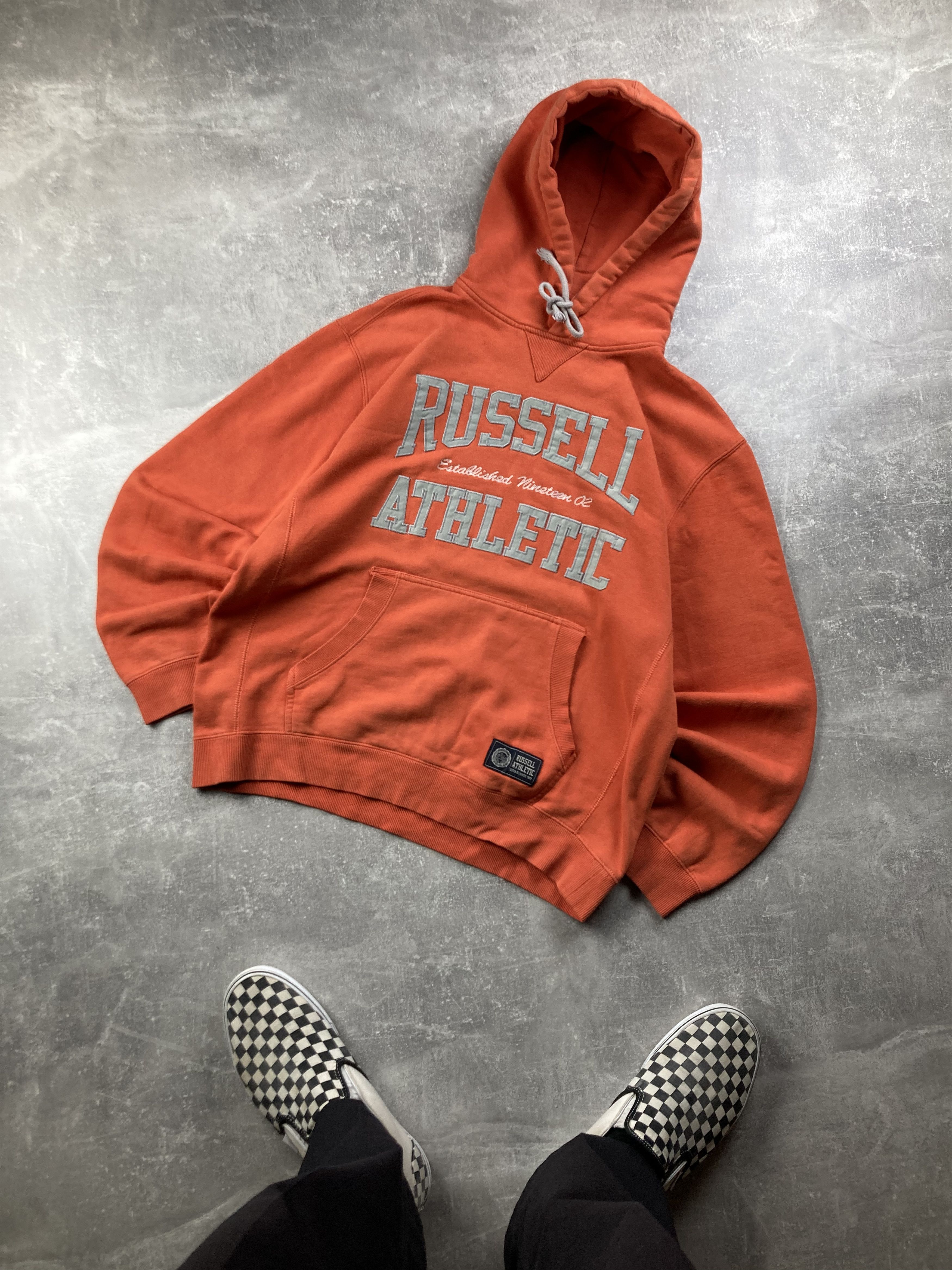 Russell Athletic Russell Athletic vintage oversize big logo hoodie Size US L / EU 52-54 / 3 - 1 Thumbnail