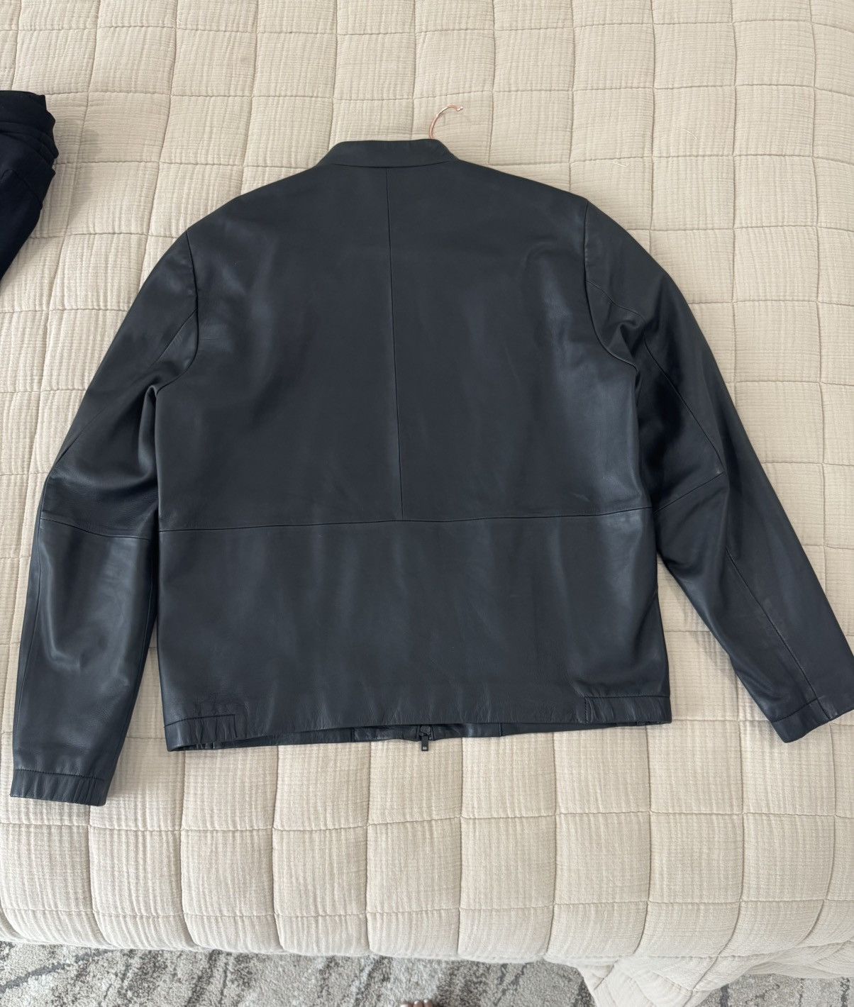 Theory Theory Morvek Black Leather Jacket XL Size US XL / EU 56 / 4 - 3 Thumbnail