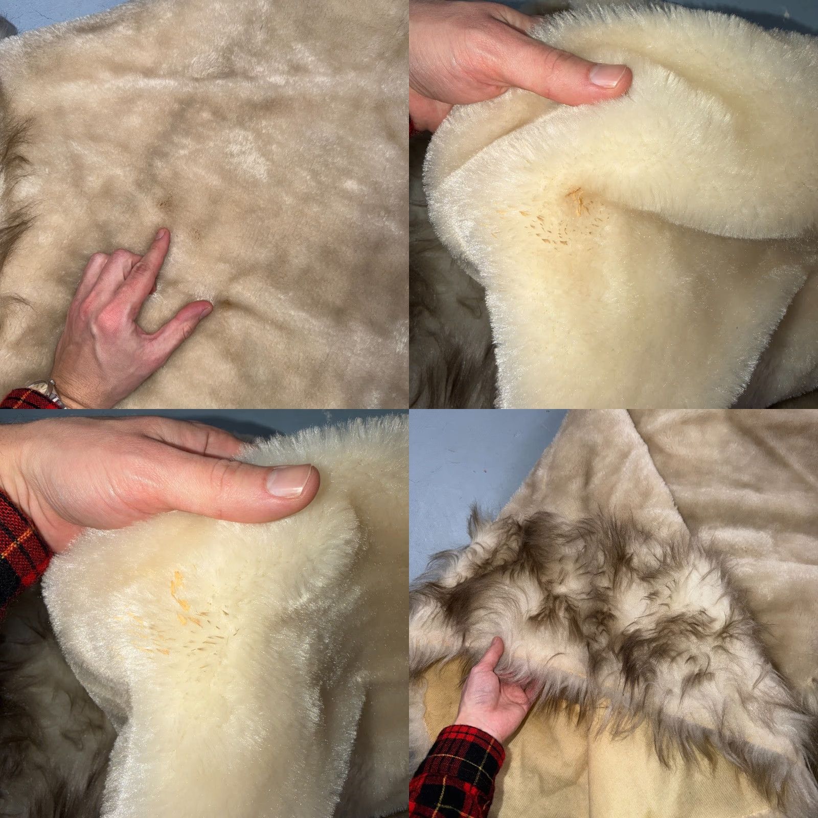 Vintage VINTAGE Kimono, Beige Faux Fur Trim, One Size, Rockabilly 60s, 1960s, Kimono Poncho, Women, Beige, Faux Fur Trim, One Size, Unbranded Size ONE SIZE - 10 Thumbnail