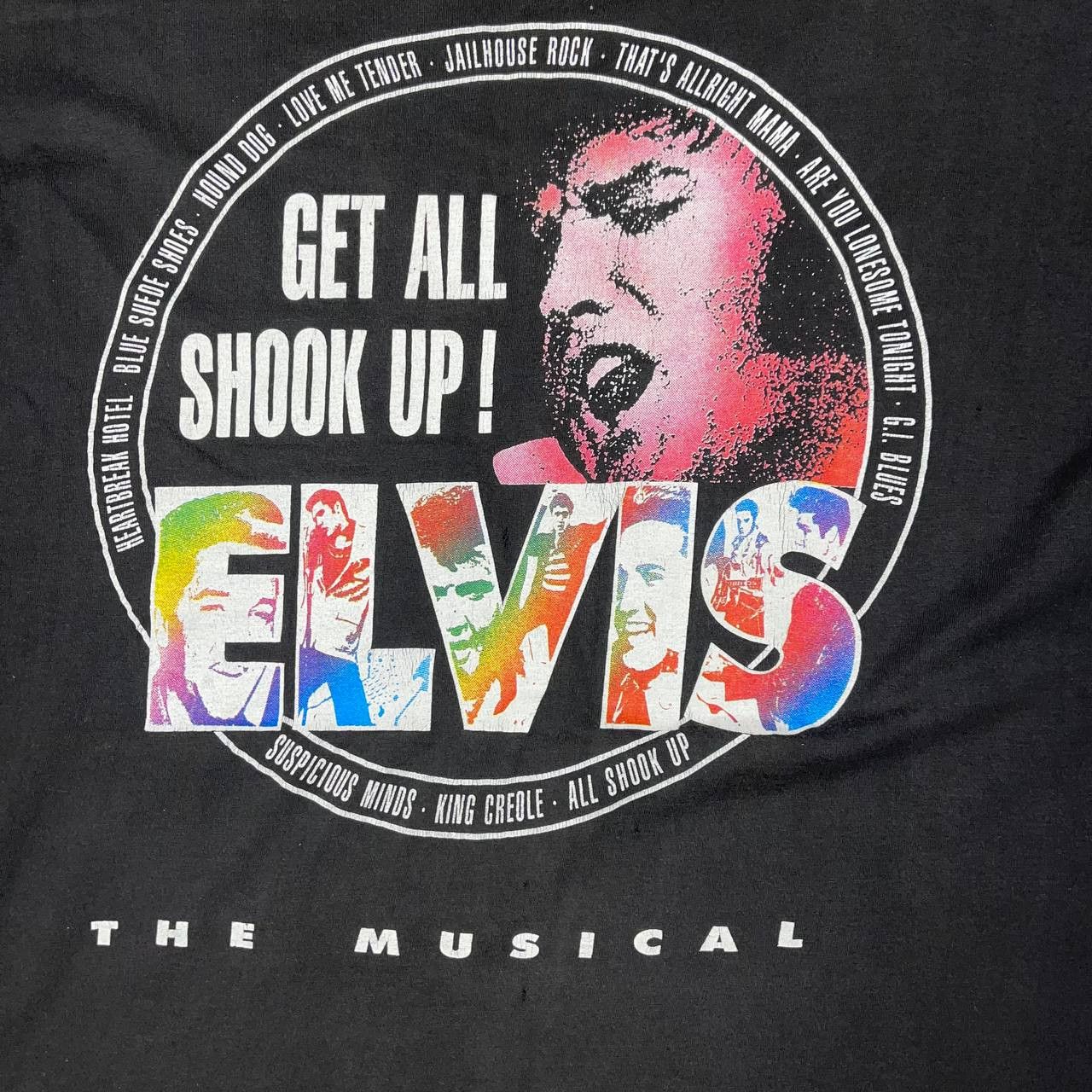 Vintage Vintage Elvis Presley Get All Shook Up! Rock tee Sz XL Size US XL / EU 56 / 4 - 10 Thumbnail