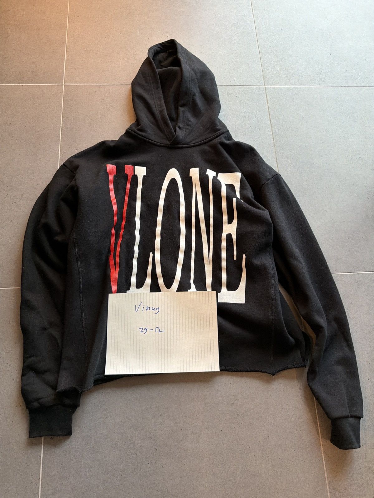 Vlone Vlone OG Staple Black & Red Hoodie Size US M / EU 48-50 / 2 - 1 Thumbnail