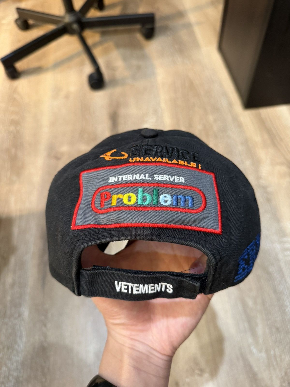 Vetements Vetements 404 Racing Error Embroidery Hat Size ONE SIZE - 15 Thumbnail