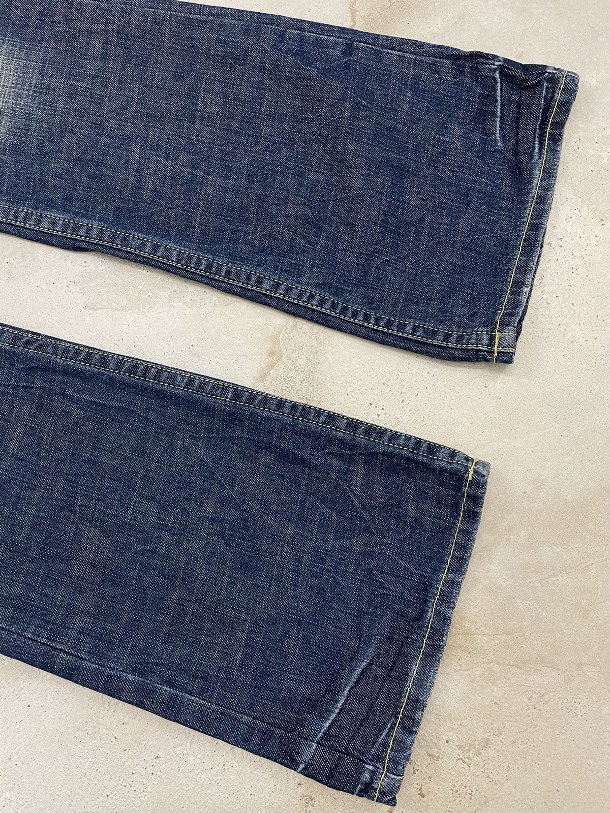 Red Pepper Heavy Stich Whisker Studded Flare Denim