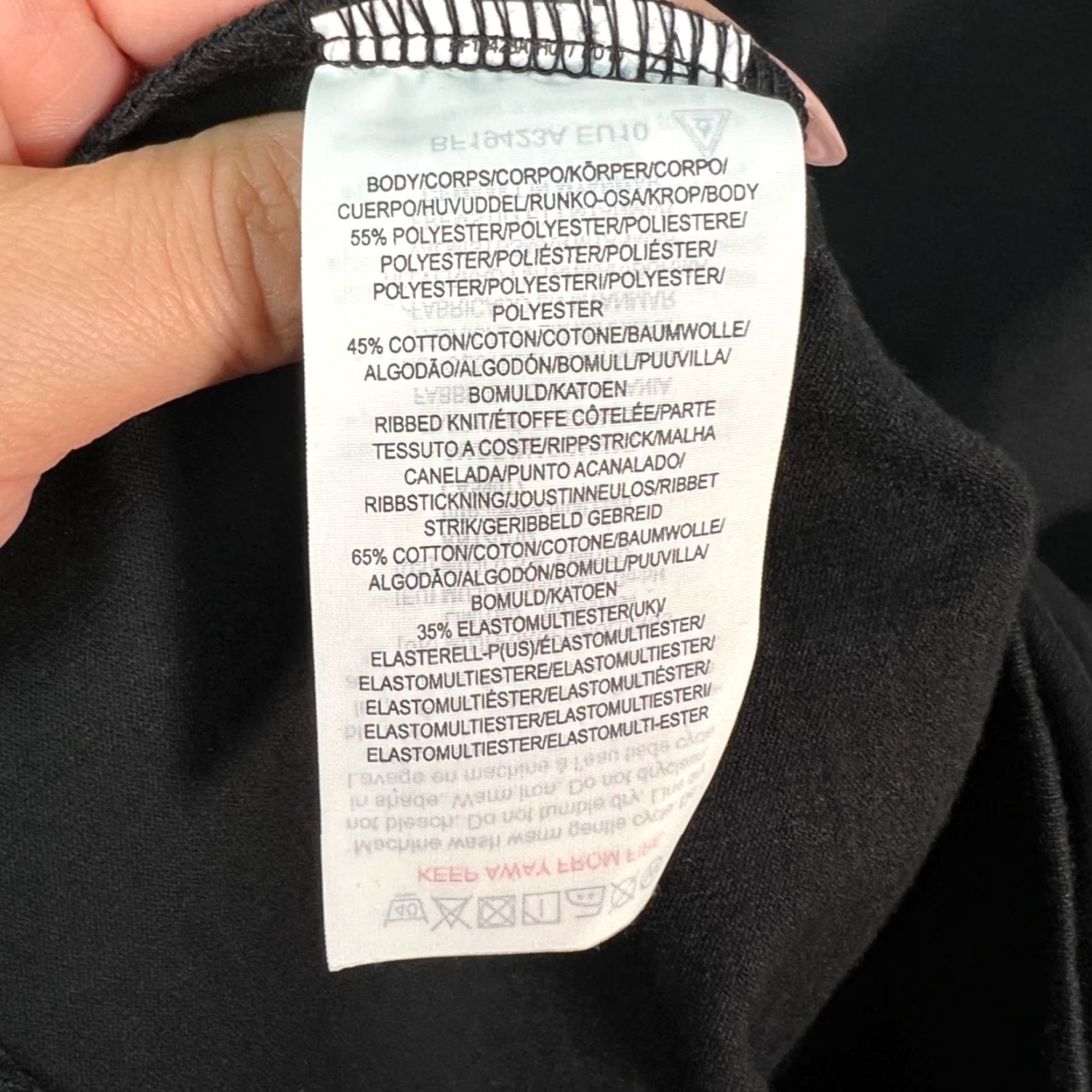 Muji MUJI Mens XS Black Long-Sleeve Crewneck T Shirt Cotton Blend Shirt Adult XS Black MUJI Crew Neck Casual T-Shirt Mens XS Black Size XS / US 0-2 / IT 36-38 - 4 Thumbnail