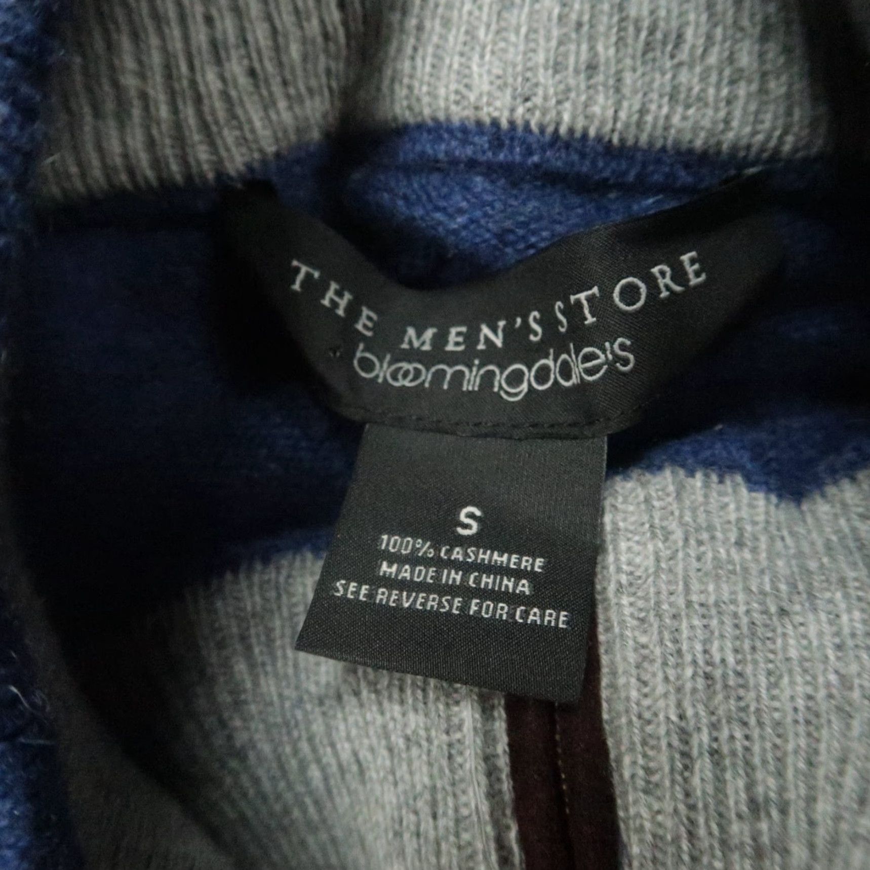 Bloomingdale's Bloomingdale's Bloomingdales Sweater Mens Small Blue Cashmere Mens Store Quarter Zip NWT Size S 1/4 Zip Size US S / EU 44-46 / 1 - 3 Thumbnail